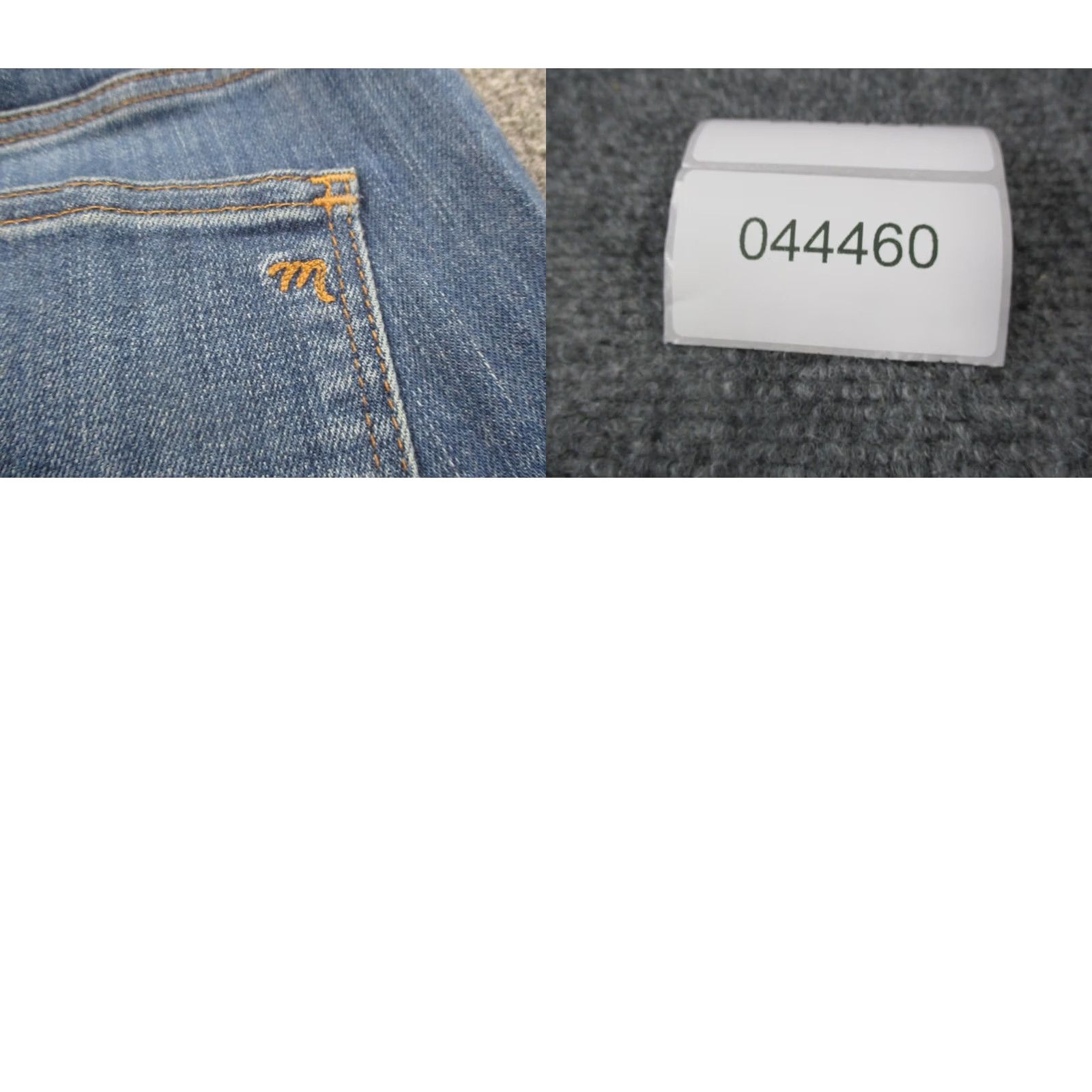 Madewell Madewell Jeans Women 25 Petite Blue Stretch Casual Classic Straight 10" Size 29" - 10 Thumbnail
