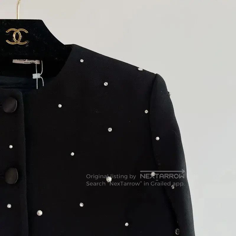 Miu Miu Miu Miu Black Spring Autumn Jacket for Women . Size L / US 10 / IT 46 - 3 Thumbnail