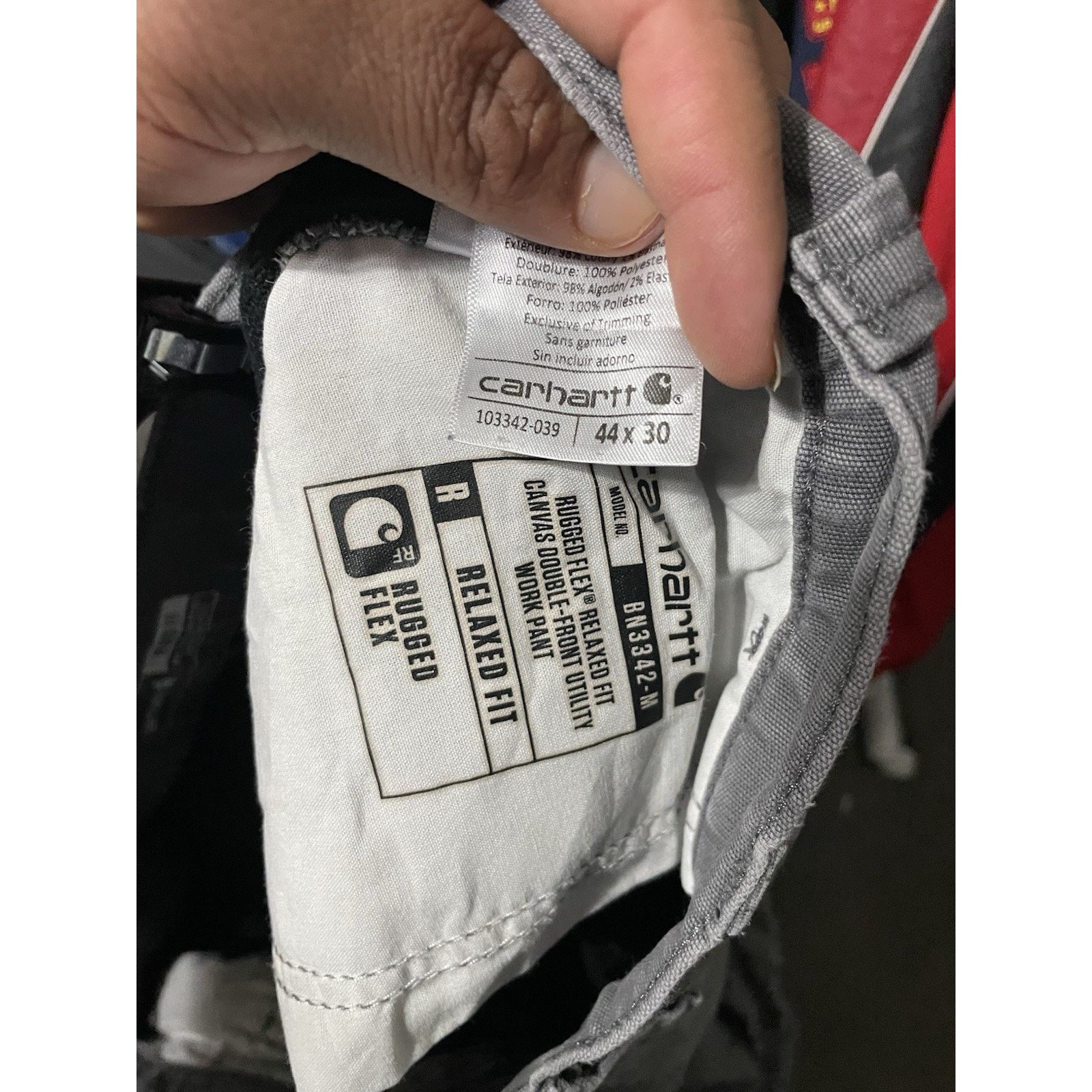 Carhartt Size 44x30- Carhartt Relaxed Fit Thermal Lined Pants Men’s Size US 44 / EU 60 - 3 Thumbnail