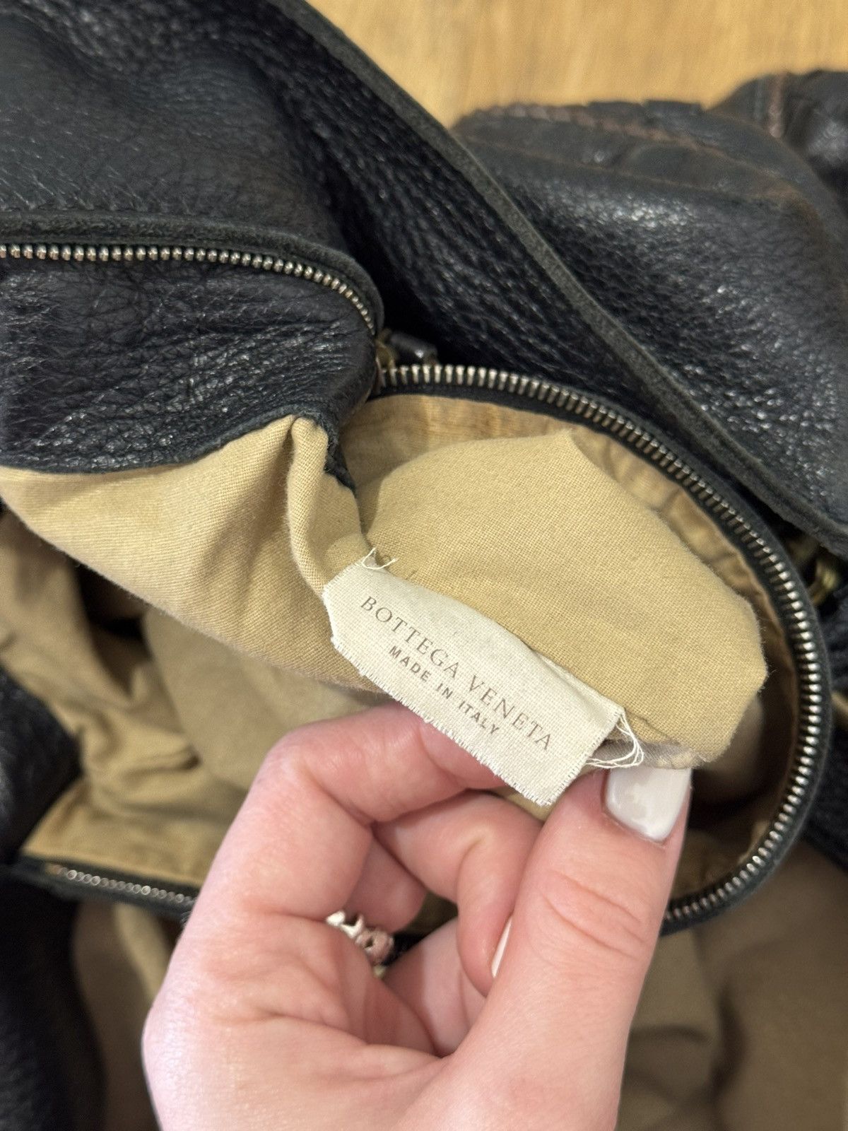 Bottega Veneta VINTAGE BOTTEGA VENETA LEATHER 2000s WICKER CITY BAG Size ONE SIZE - 7 Thumbnail