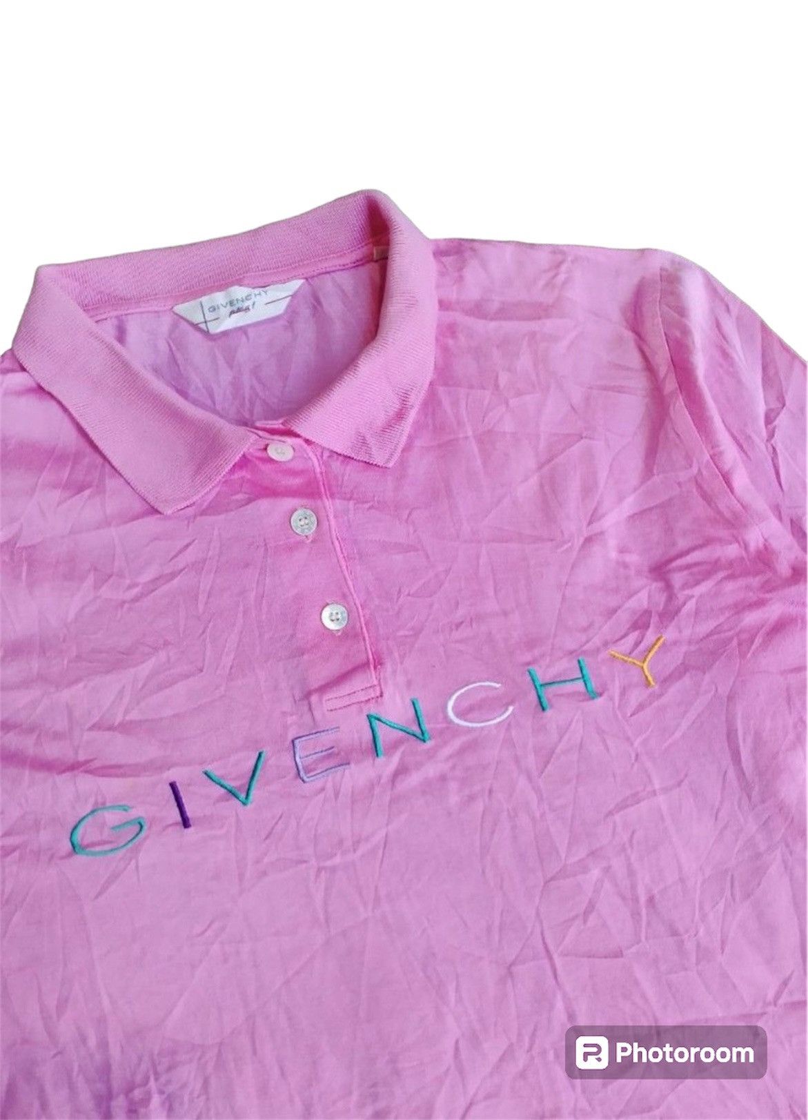 Givenchy Vintage Givenchy Longsleeve Polo Shirt Size US S / EU 44-46 / 1 - 1 Thumbnail