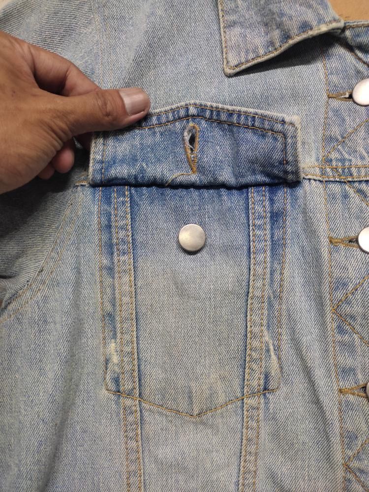 Vintage VINTAGE DENIM JACKET RARE Size US S / EU 44-46 / 1 - 11 Thumbnail