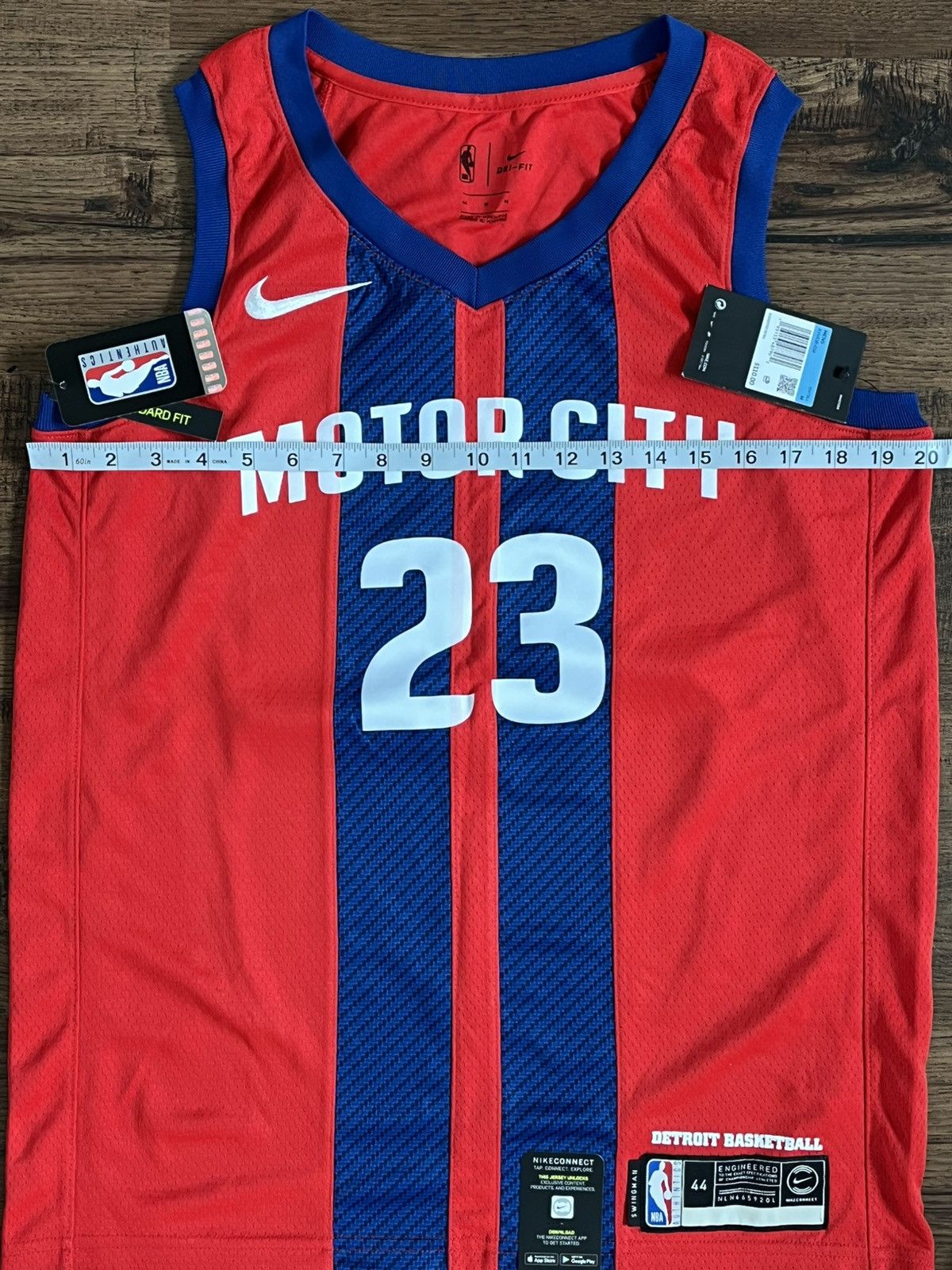 Nike Nike NBA Blake Griffin Pistons City Edition Jersey sz mens M Size US M / EU 48-50 / 2 - 2 Thumbnail