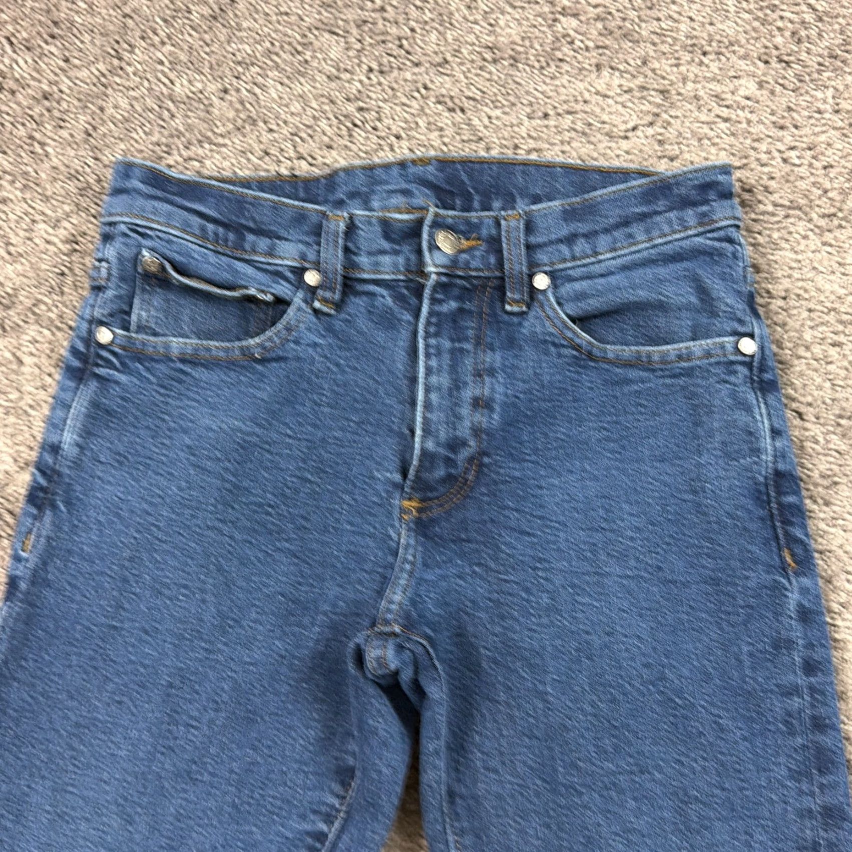 Brooks Brothers Brooks Brothers Jeans Men 30 Slim Straight Denim Dark Wash Stretch 28x30 Blue Cotton Blend Regular Inseam 30 Mens Jeans Size US 30 / EU 46 - 2 Thumbnail
