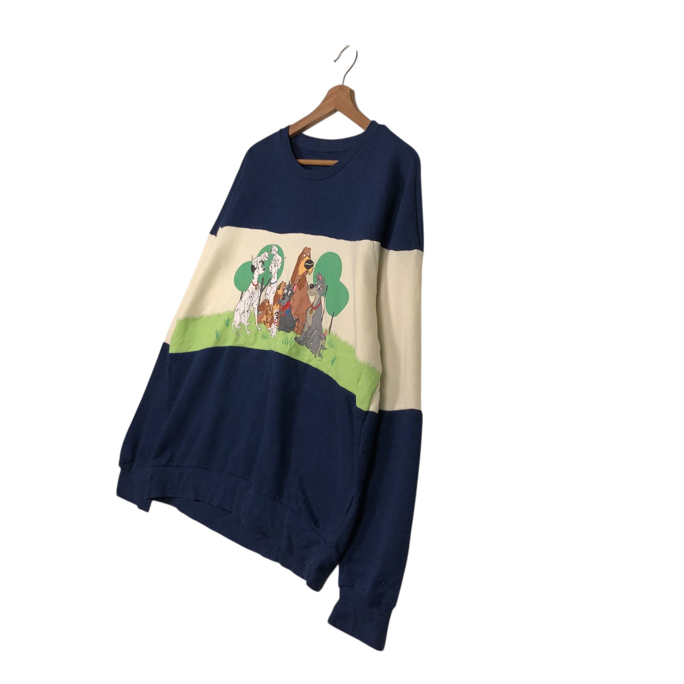 Japanese Brand 📌Vintage Sweatshirt Disney Dogs Big Logo Cartoon Size US M / EU 48-50 / 2 - 3 Thumbnail