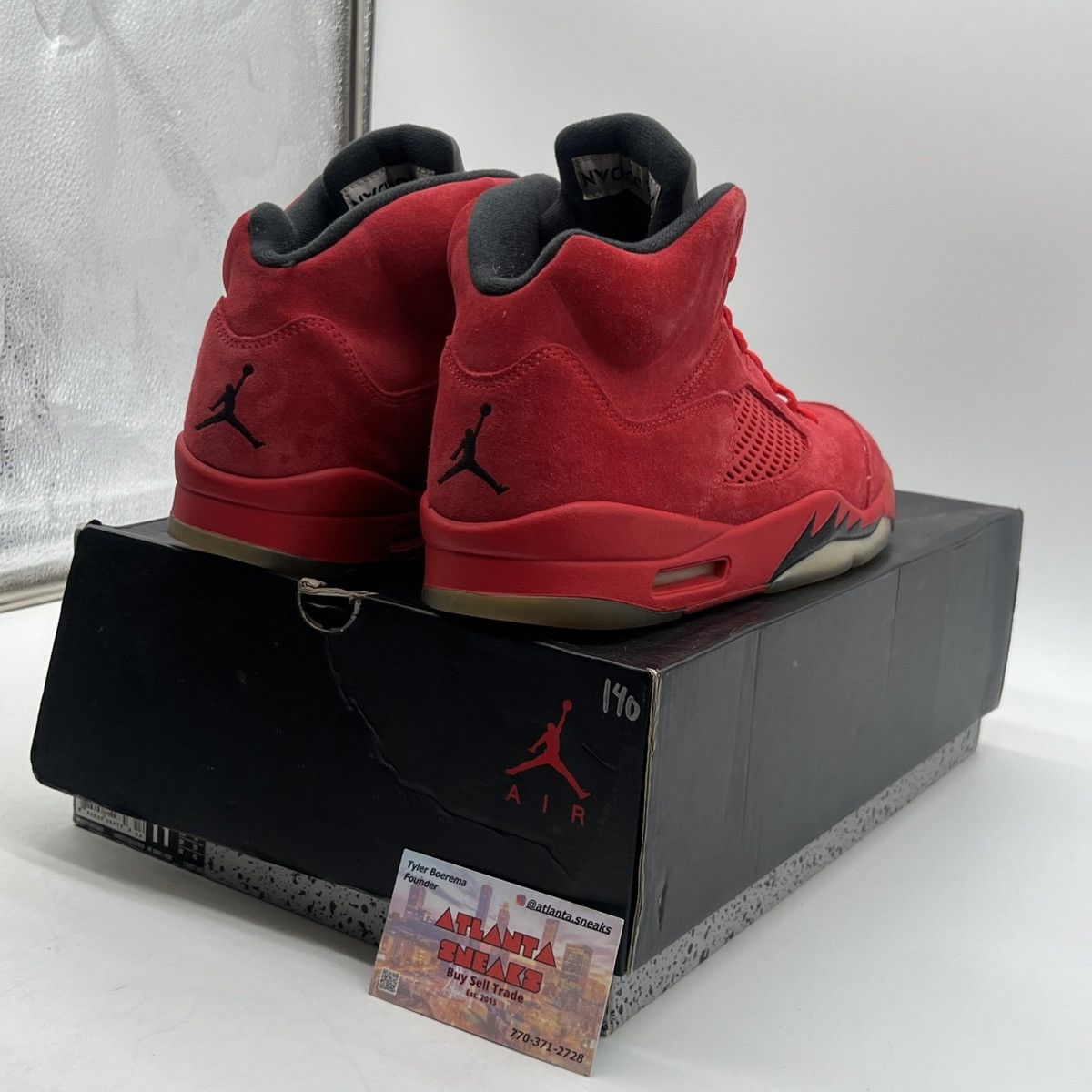 Jordan Brand Air Jordan 5 red suede Size US 11 / EU 44 - 5 Thumbnail