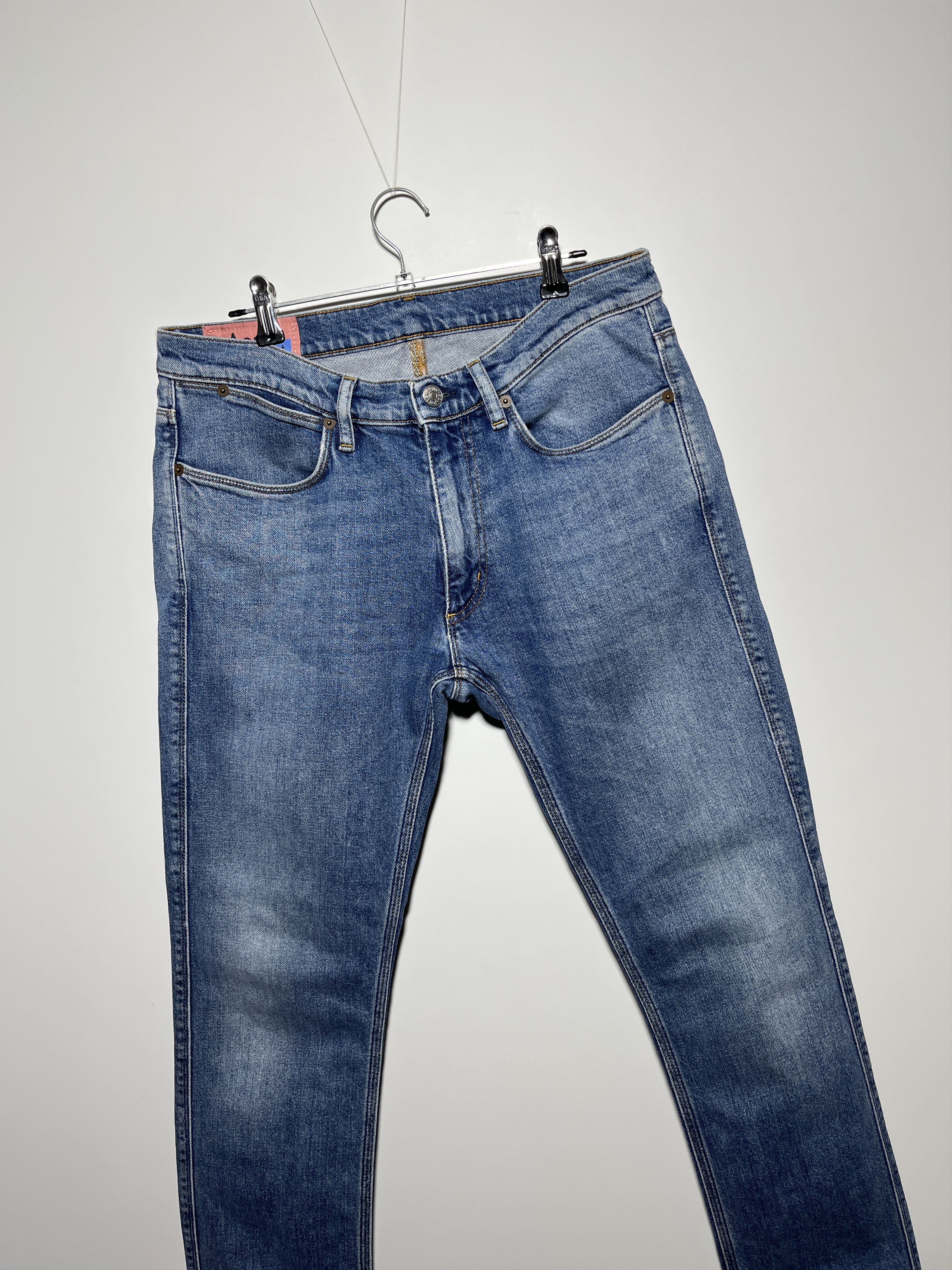 Acne Studios Acne Studios Bla Konst Slim Blue Jeans Pants Size 32 Size US 32 / EU 48 - 3 Thumbnail
