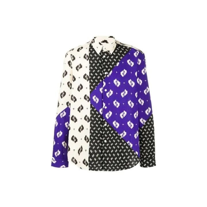KENZO Colorful Print Long Sleeve Shirt for Men -2507