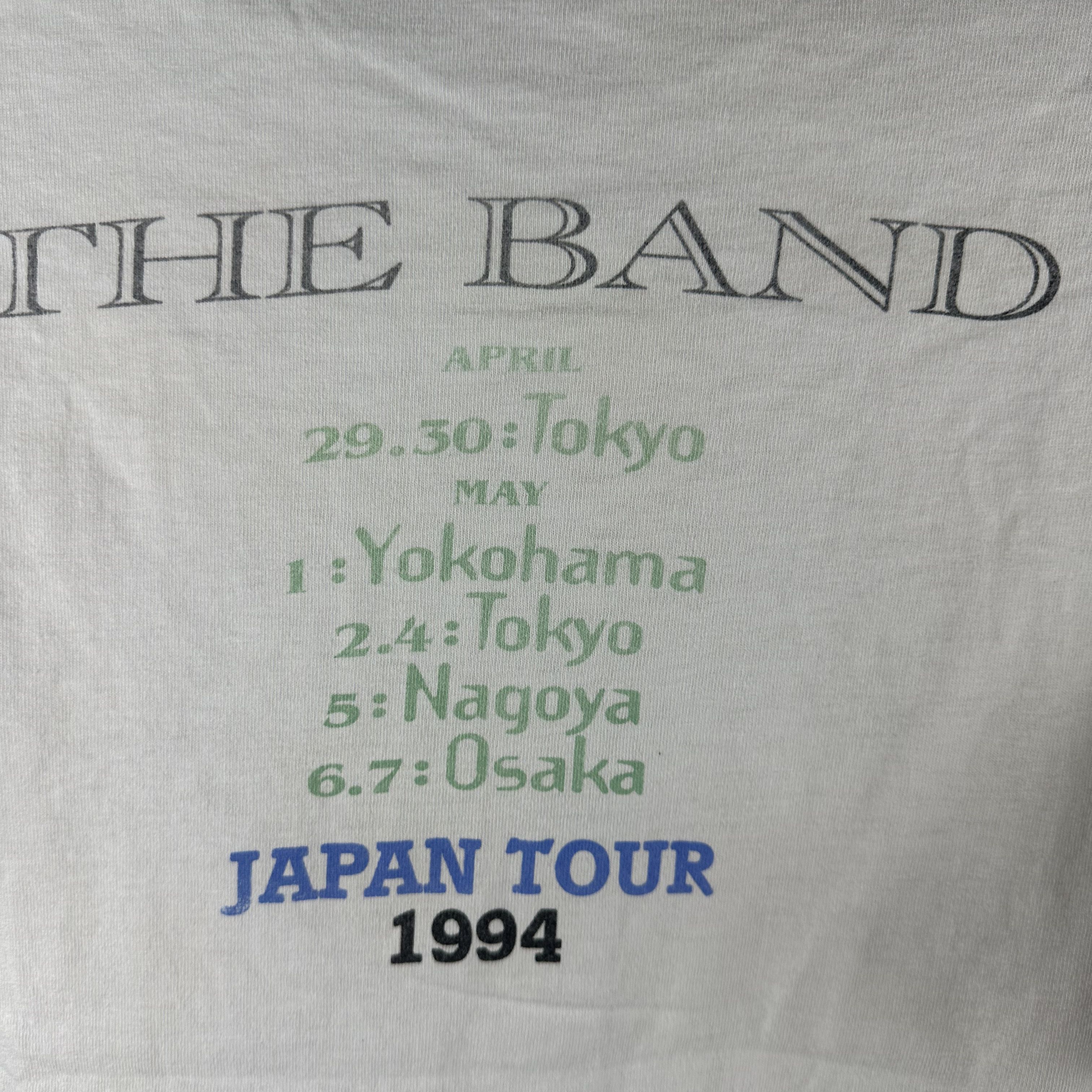Vintage Vintage 1994 The Band Japan Tour Concert Rock Band T-Shirt Size US L / EU 52-54 / 3 - 4 Thumbnail