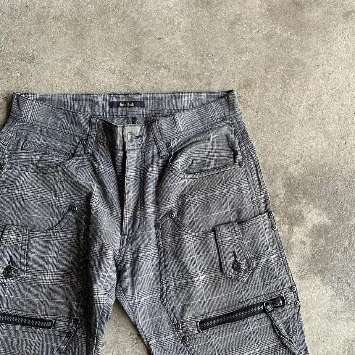 Bee Line by Billionaire Boys Club 💥 STEALS 💥BEE BELL Japan Multipocket VERY RARE Plaid Pants Size US 30 / EU 46 - 5 Thumbnail