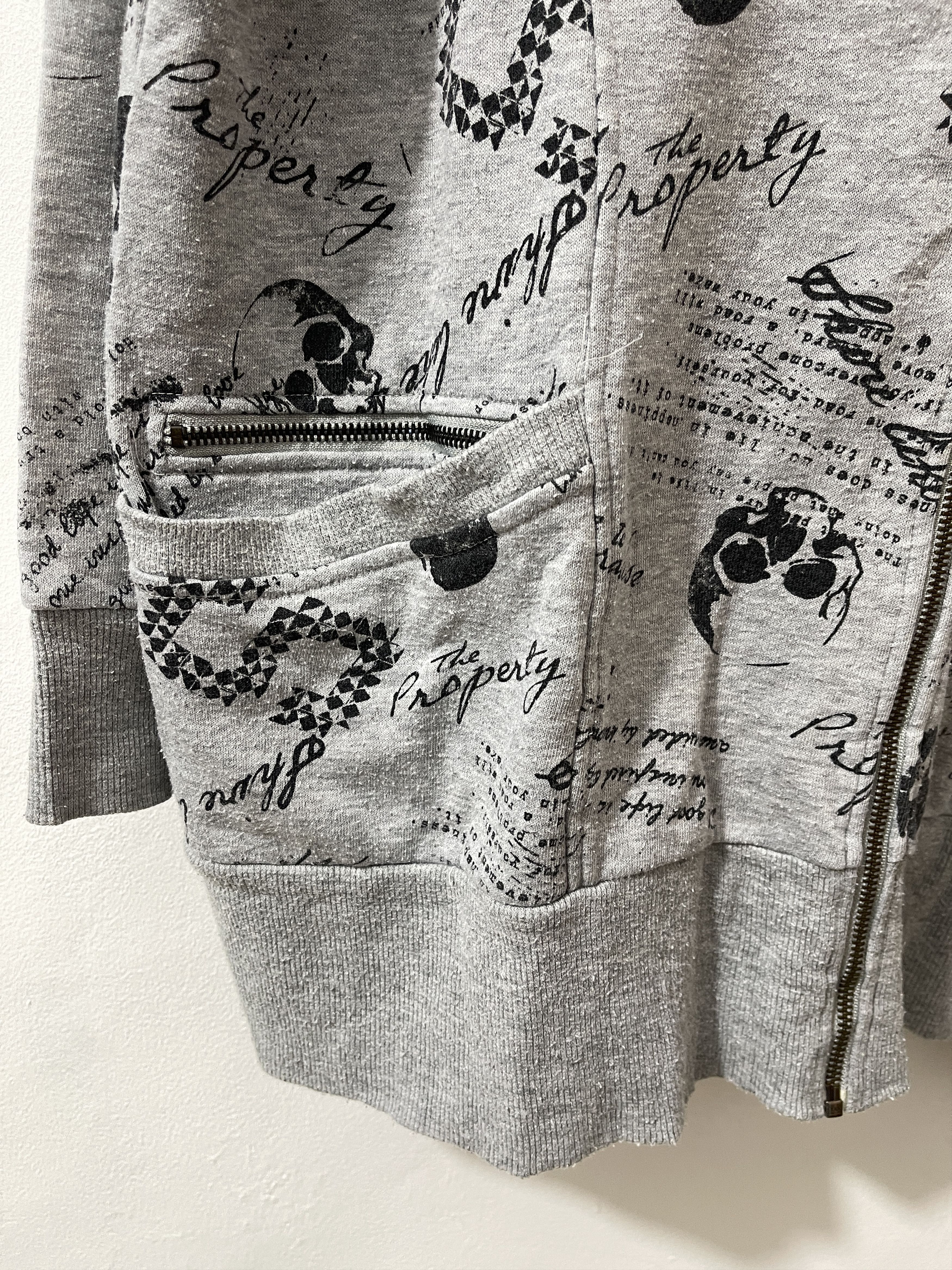 Japanese Brand 2000s Ecrire Japan Archive Punk Fur Vkei Poem Hoodie Size US L / EU 52-54 / 3 - 7 Thumbnail