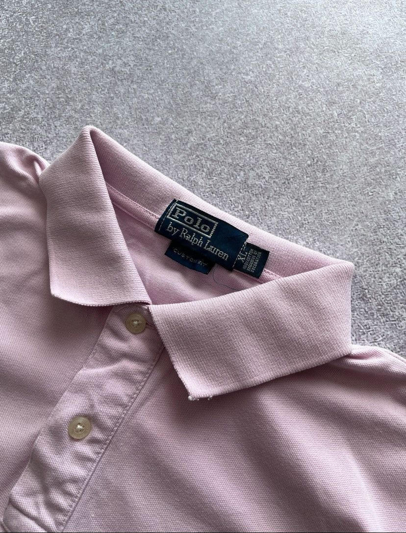 Polo Ralph Lauren × Vintage Vintage Polo Ralph Lauren Chief Keef Style Pink Shirt Y2K XL Size US XL / EU 56 / 4 - 3 Thumbnail