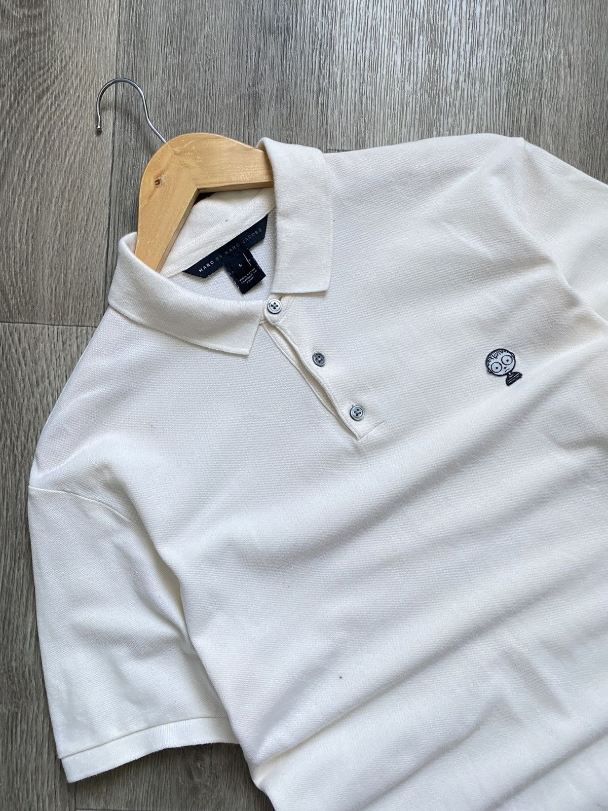 Marc by Marc Jacobs 🫧MARC by Marc Jacobs Polo Sad Face Size US L / EU 52-54 / 3 - 6 Thumbnail