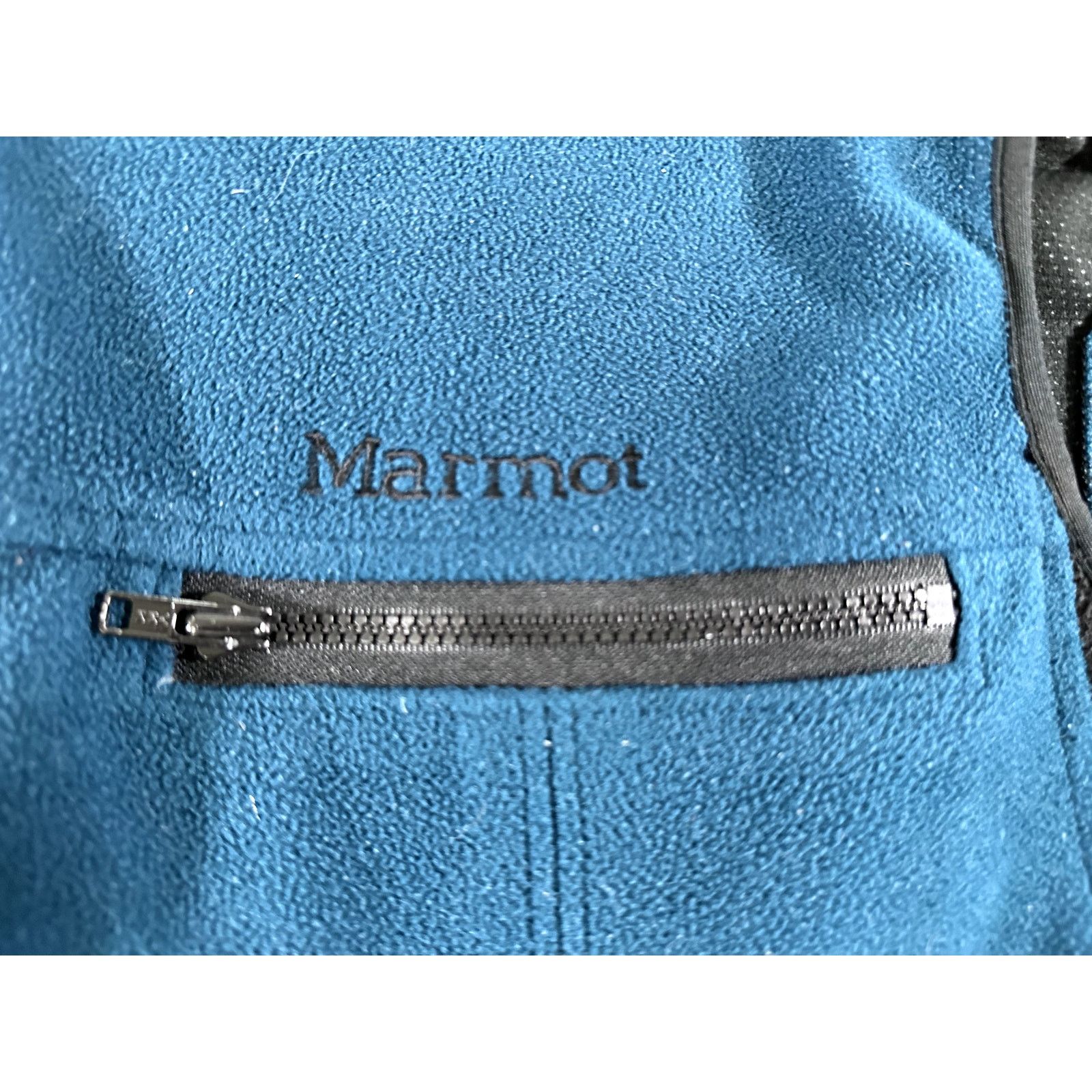 Marmot Marmot Fleece Gore Windstopper Vest Mens Lg Teal Travel Hike Size US L / EU 52-54 / 3 - 3 Thumbnail