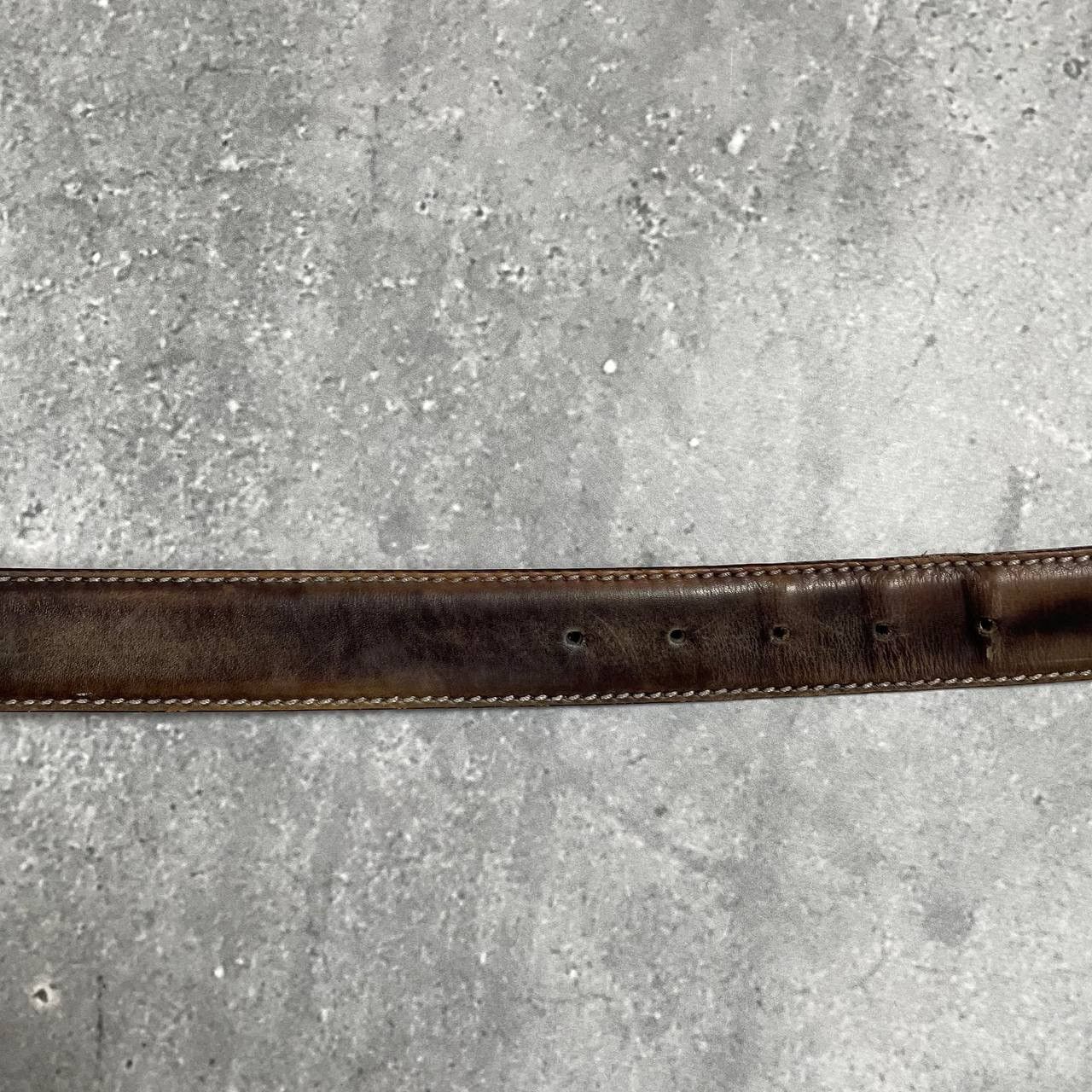Barneys New York × Designer Harris Dal for Barneys New York Belt Brown/ Black Size 34 Size 34 - 8 Thumbnail
