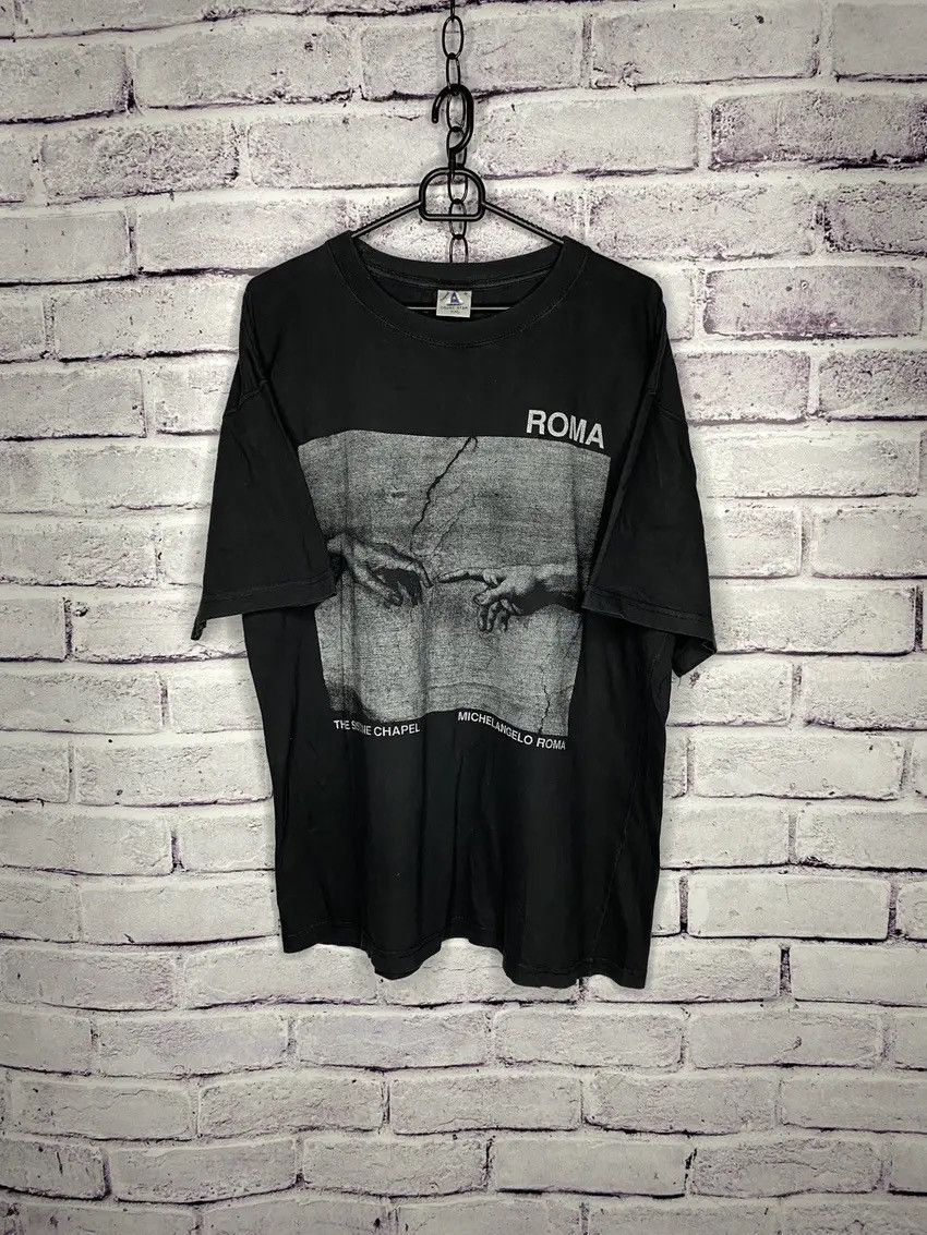 Arts & Science × Vintage 🫶🏻Vintage art The sistine chapel Michel angelo tee 90s Size US XXL / EU 58 / 5 - 1 Thumbnail