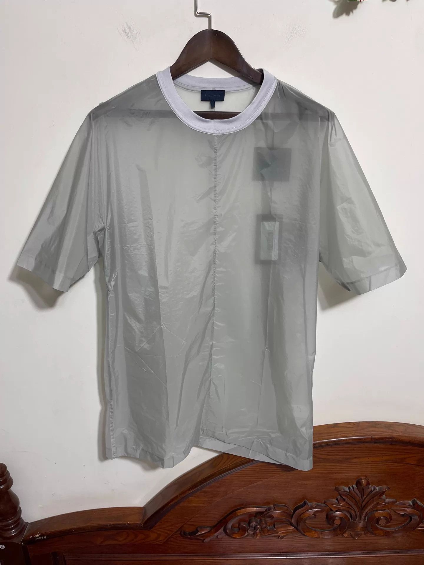 Lanvin Lanvin Sheer Oversized Unisex Short Sleeve T-Shirt L Size US L / EU 52-54 / 3 - 1 Thumbnail
