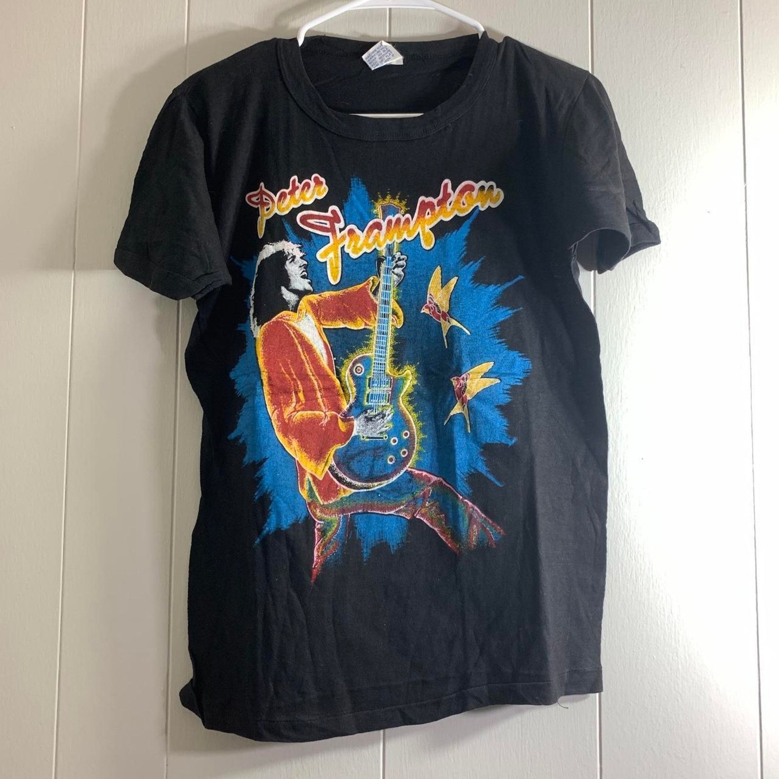 Vintage 1979 PETER FRAMPTON In Concert double sided tee shirt MEDIUM Size US M / EU 48-50 / 2 - 2 Thumbnail