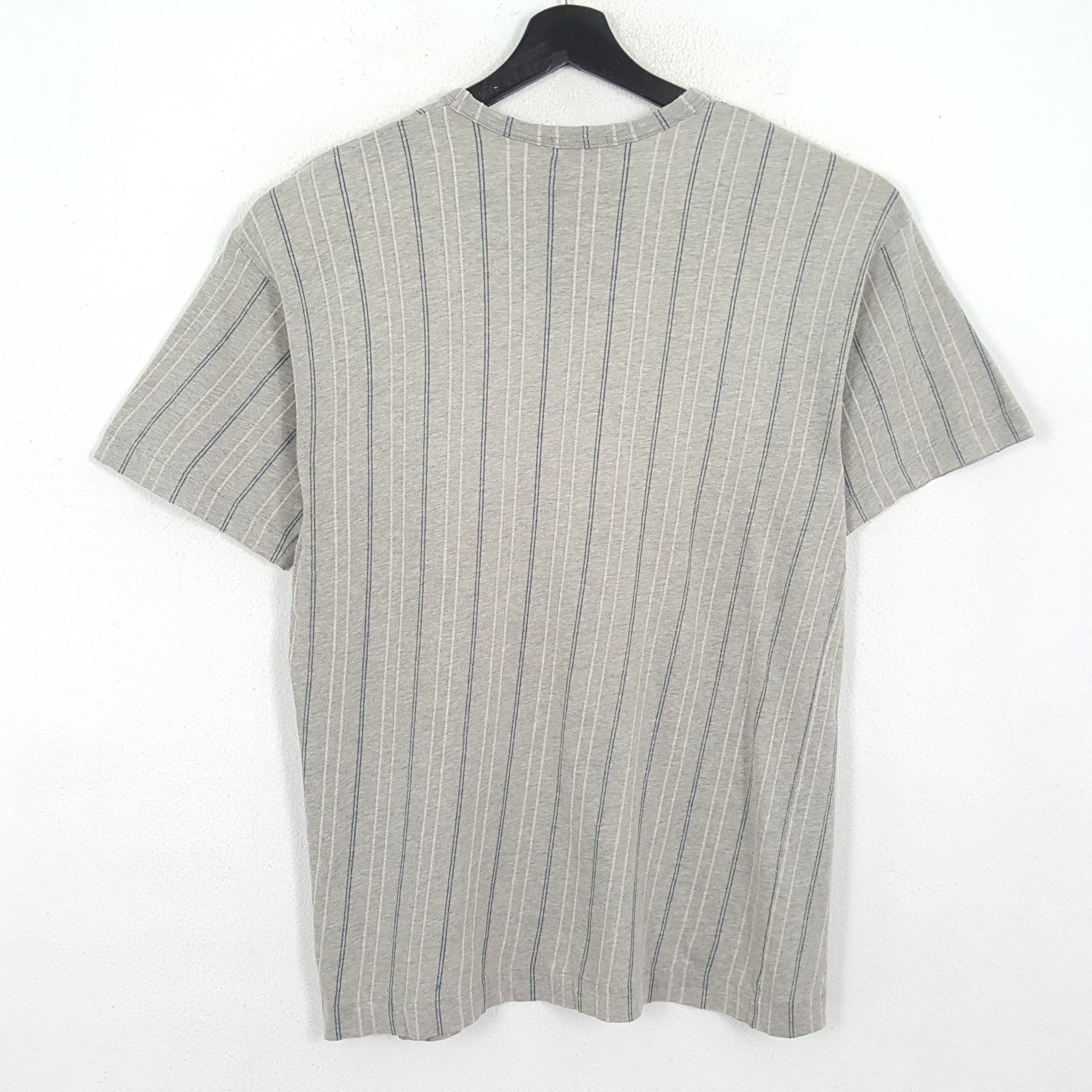 Comme des Garcons Homme × Japanese Brand × Vintage COMME DES GARCONS HOMME Stripes Design Style Tshirt dp1 Size US M / EU 48-50 / 2 - 3 Thumbnail