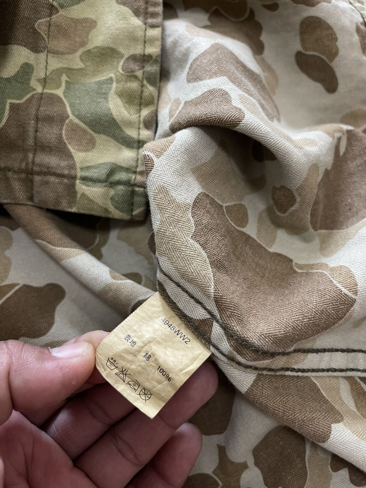 Vintage Vintage Camouflage U.S Army Special Forces Button Up Jacket Size US S / EU 44-46 / 1 - 9 Thumbnail
