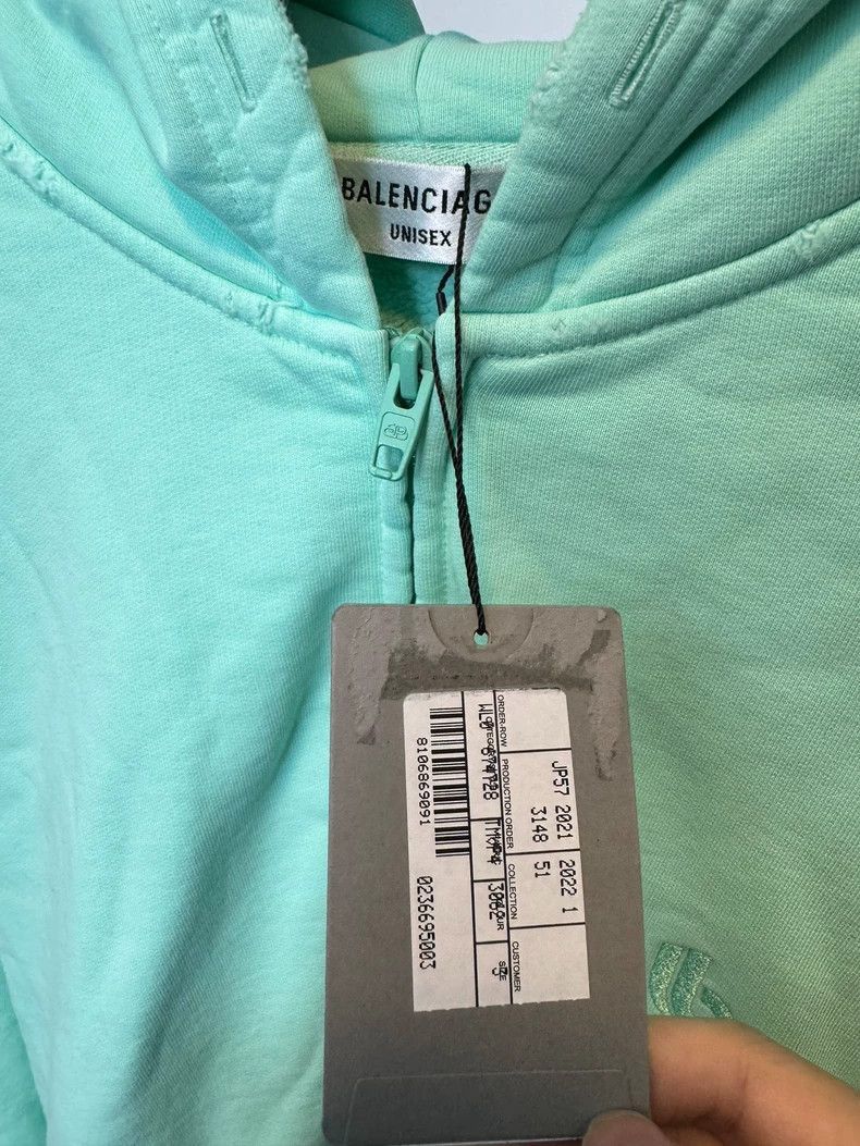 Balenciaga Balenciaga Embroidered Logo Zipper Hoodie-2506 Size US L / EU 52-54 / 3 - 4 Thumbnail