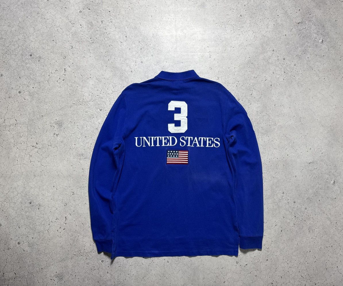 Polo Ralph Lauren Polo Ralph Lauren USA #3 United States Vintage Long Sleeve Size US M / EU 48-50 / 2 - 8 Thumbnail