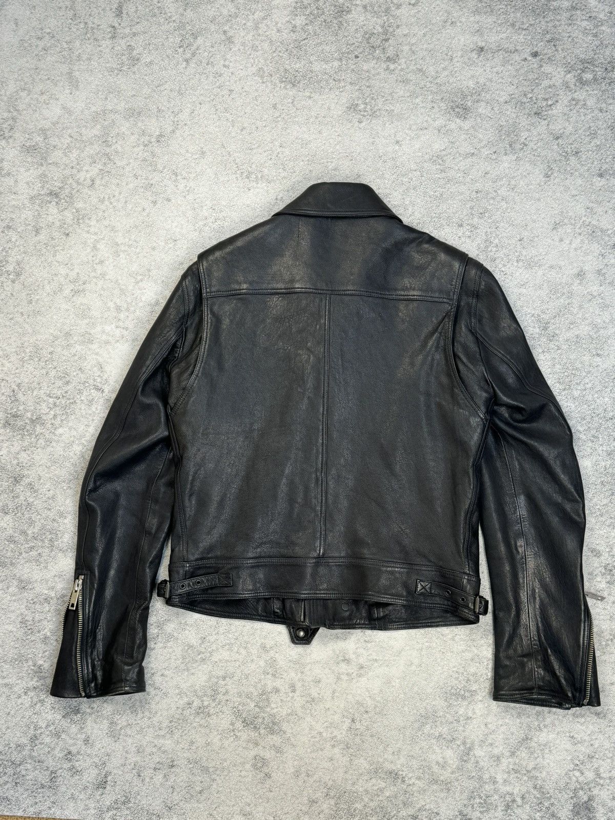 Burberry Extremely rare Burberry Brit leather biker jacket Size US M / EU 48-50 / 2 - 2 Thumbnail