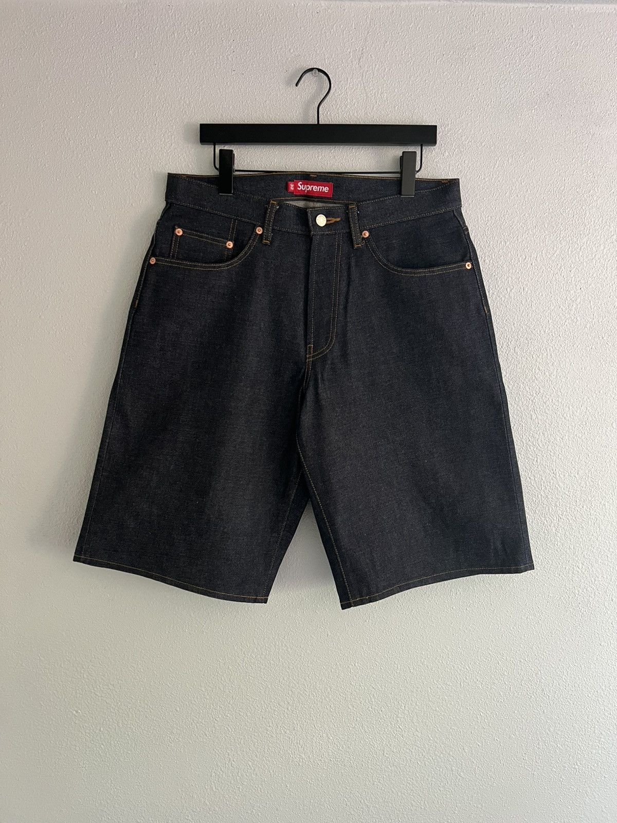 Supreme Supreme CUTOFF DOUBLE KNEE DENIM PAINTER SHORTS Pants