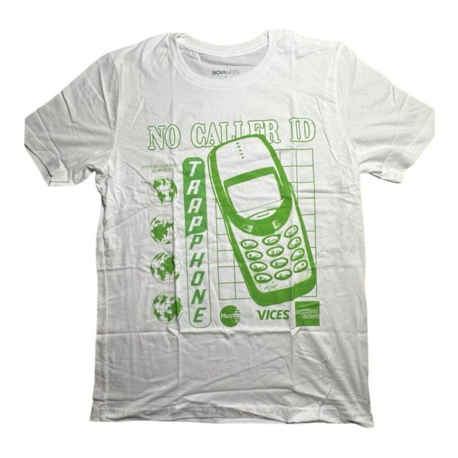 Other Trap Phone Unknown Caller ID T-shirt Mens L - Streetwear NWT Size US L / EU 52-54 / 3 - 1 Thumbnail