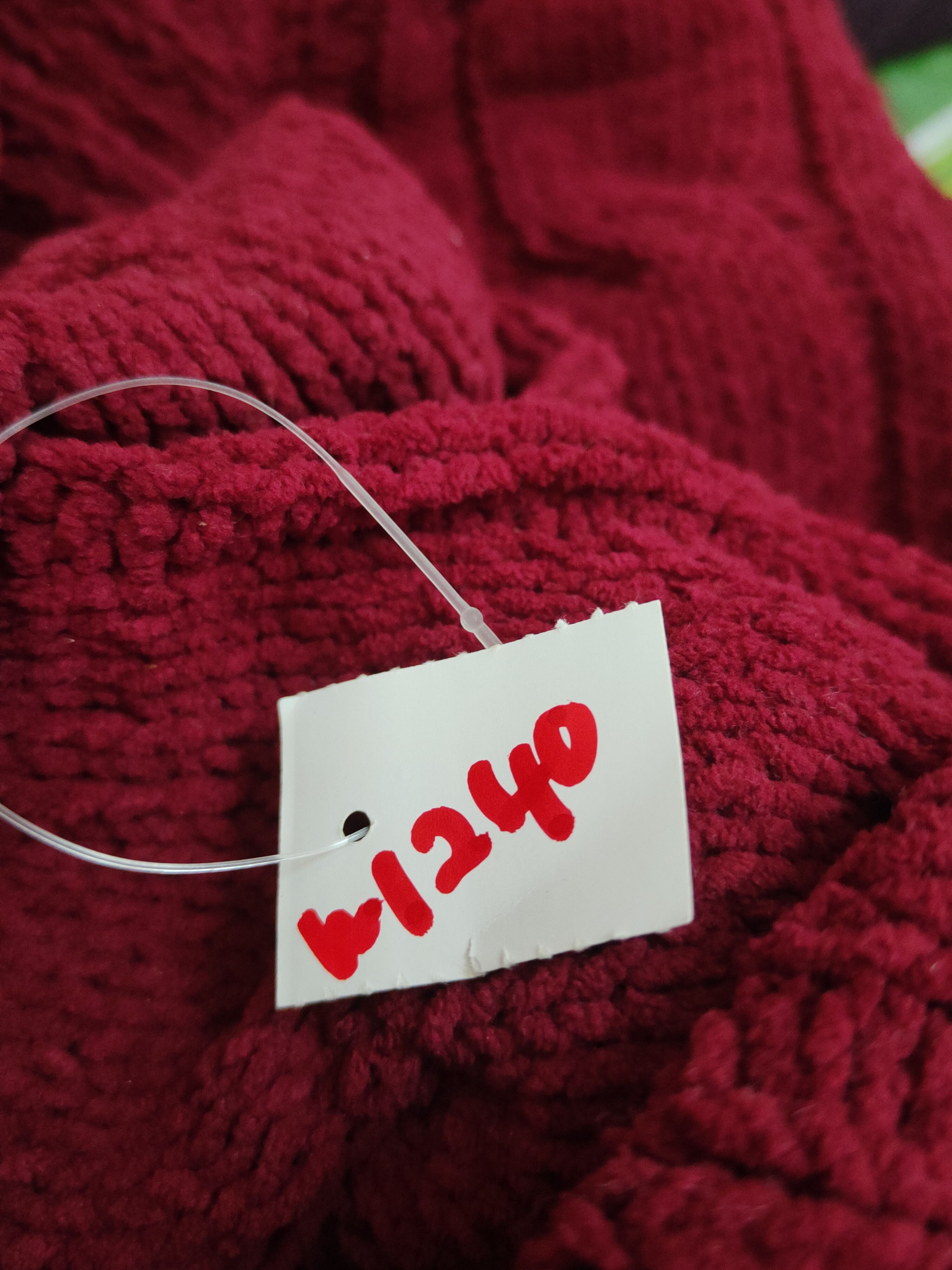 Aran Isles Knitwear Ingni Red cable Knitwear Crop Tops #W1240 Size M / US 6-8 / IT 42-44 - 13 Thumbnail