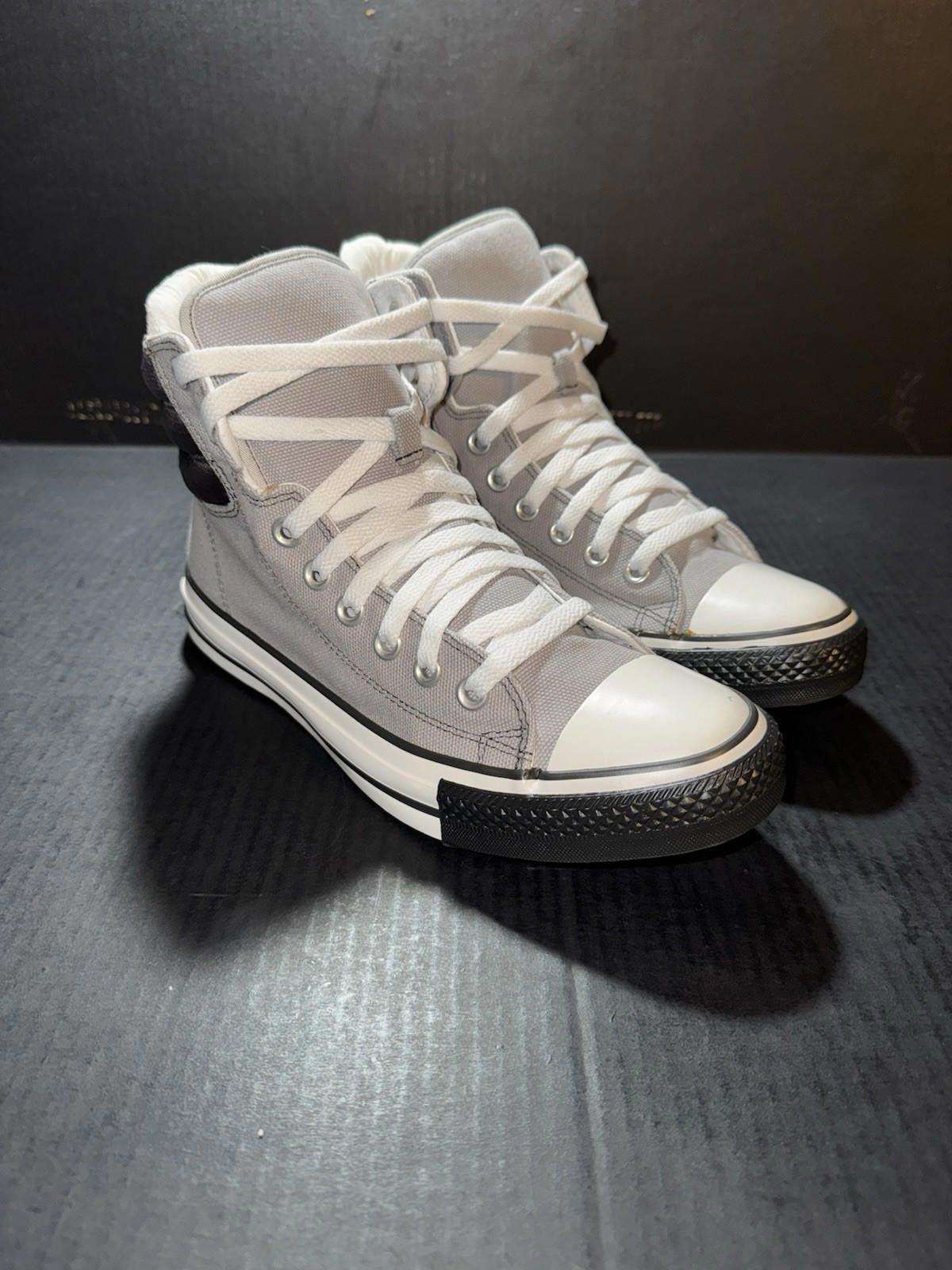 Converse Converse Chuck Taylor All Star Padded Collar High Grey Sz 8 Size US 8 / EU 41 - 2 Thumbnail