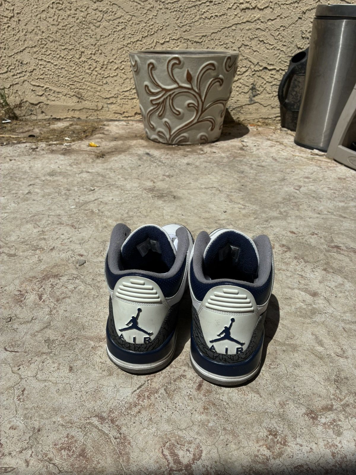 Jordan Brand Jordan 3 “Midnight Navy” Size US 12 / EU 45 - 4 Thumbnail