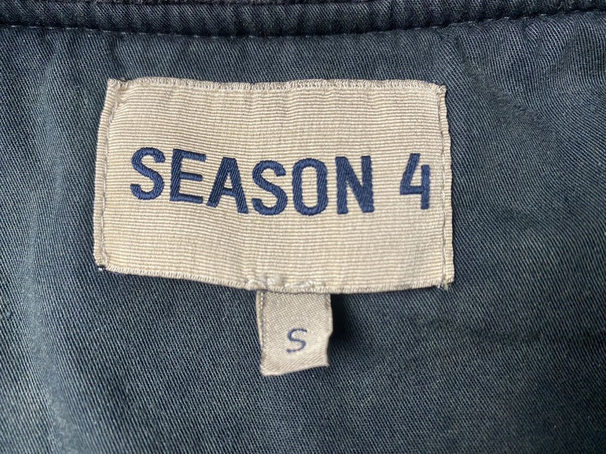 Yeezy Yeezy Season 4 Bomber Canvas Jacket Grey Small Made In Italy Size US S / EU 44-46 / 1 - 6 Thumbnail