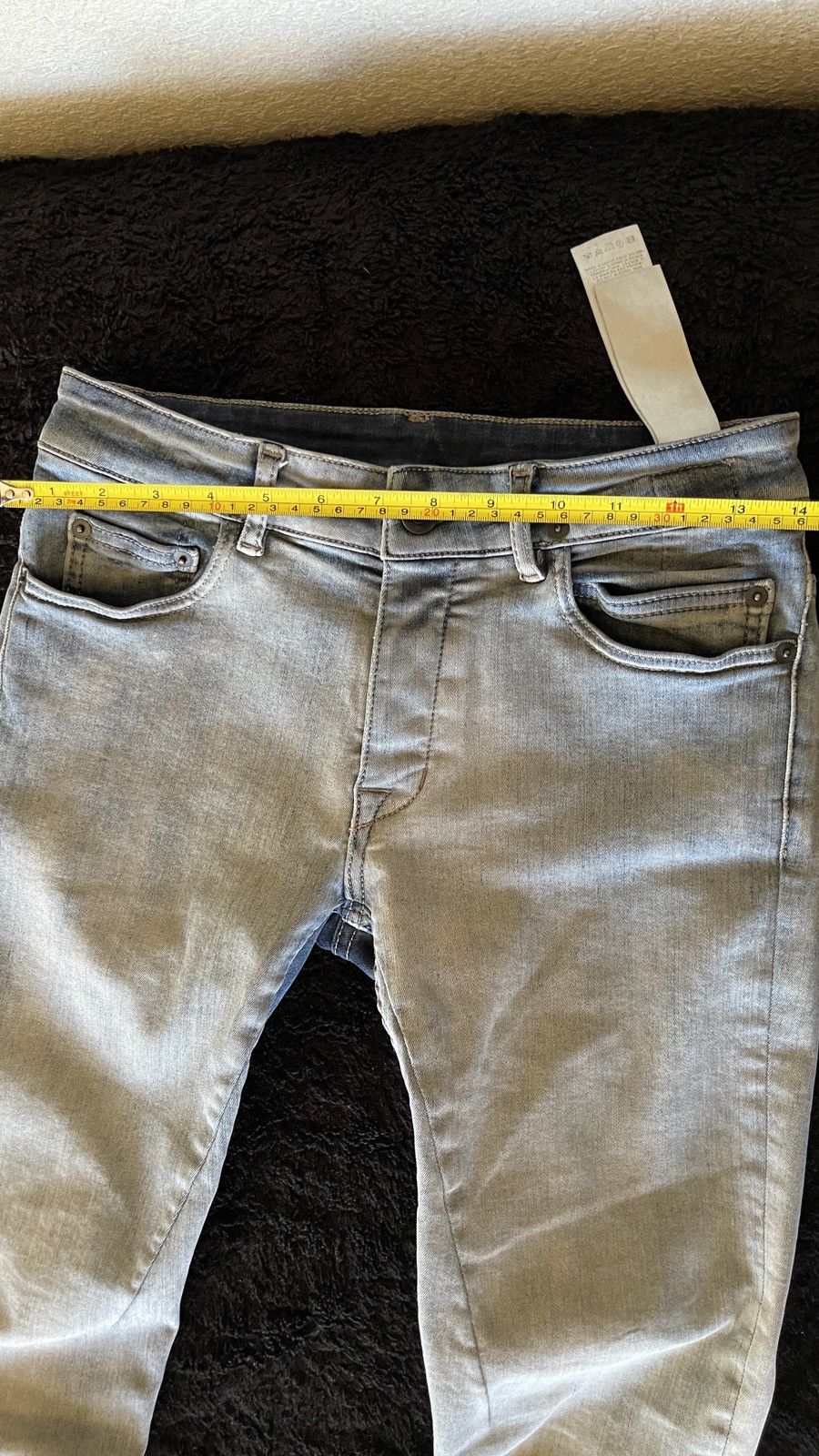 Rick Owens × Rick Owens Drkshdw F/W 17 Detroit Cut “Hustler Blue” Size 26" / US 2 / IT 38 - 3 Thumbnail