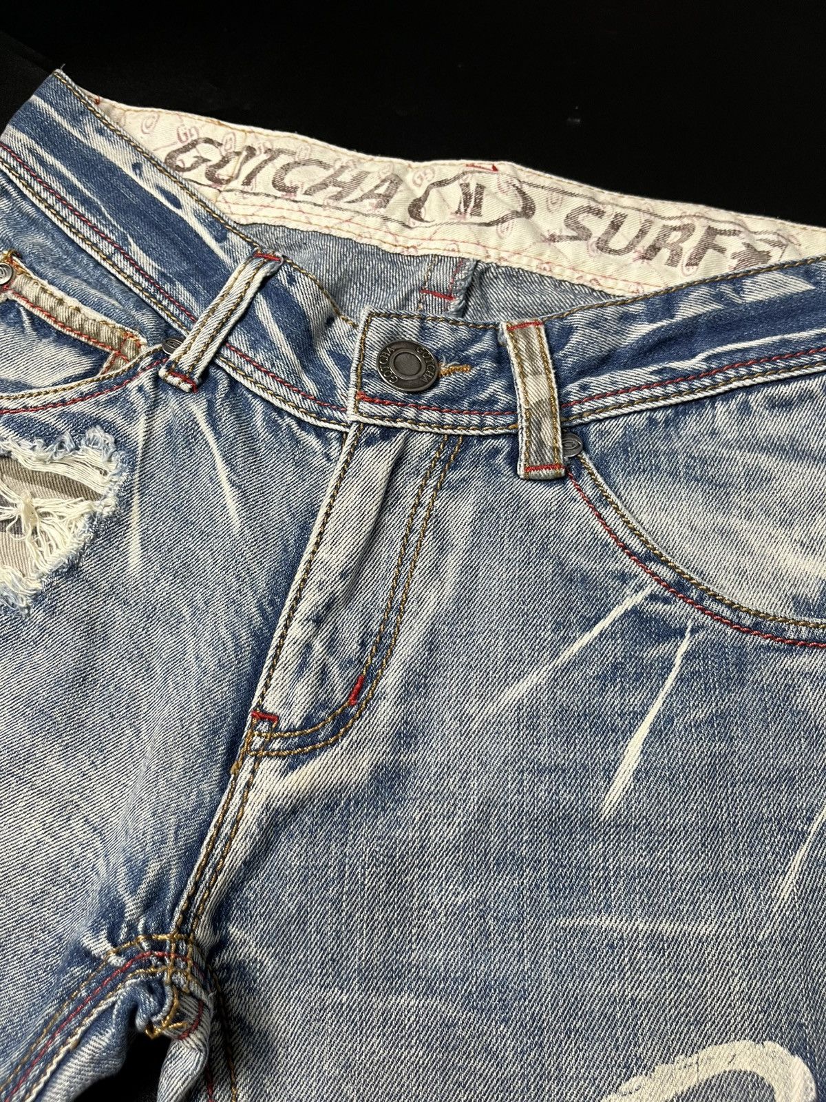 Hysteric Glamour Japanese Distressed Jeans Gotcha lgb style Size US 30 / EU 46 - 9 Thumbnail
