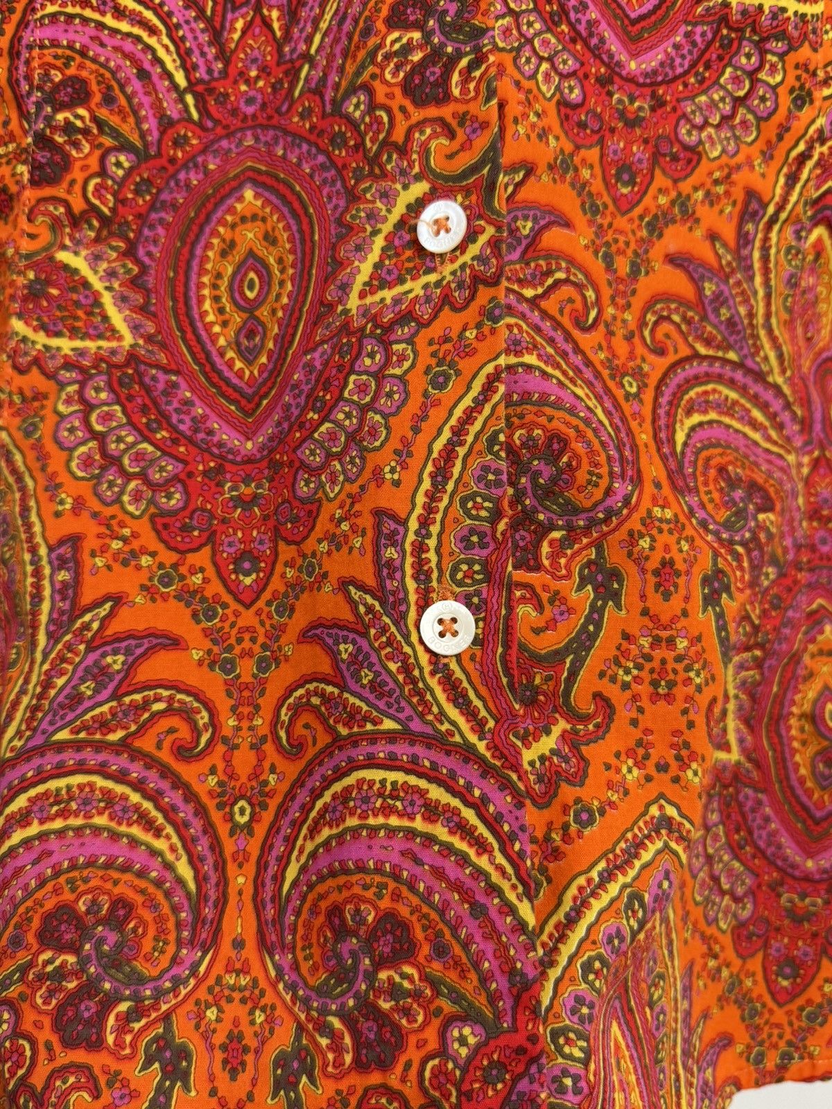 Bogner Bogner Women’s Paisley Print Button Shirt Bright Long Sleeve Size XL / US 12-14 / IT 48-50 - 9 Thumbnail