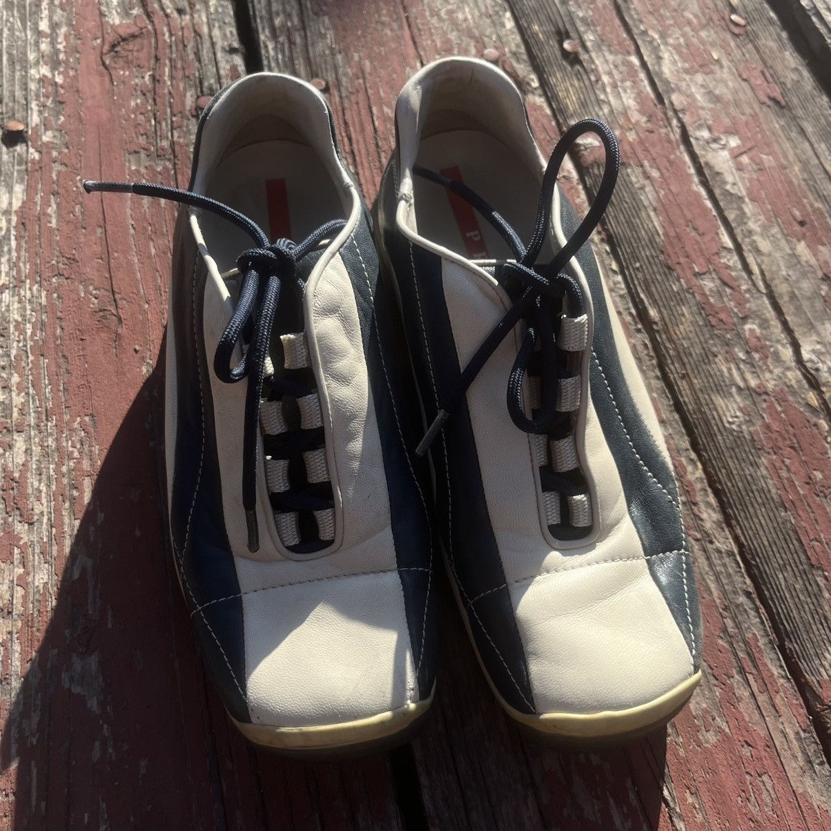 Prada Vintage Prada Sneakers Linea Rossa Bowling Size 36 Size US 6 / IT 36 - 3 Thumbnail