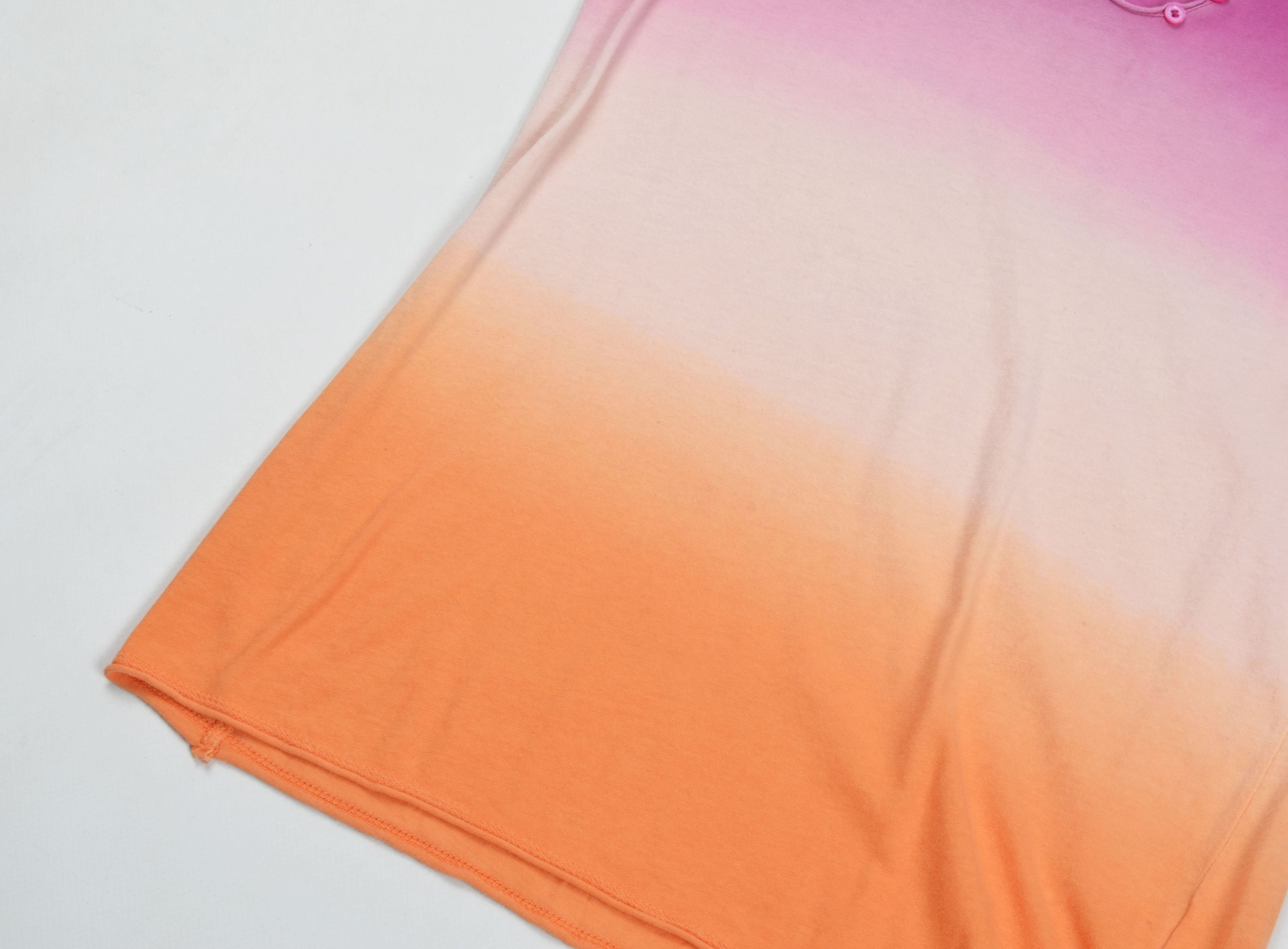 Zadig & Voltaire Zadig & Voltaire Multicolor Gradient V-Neck T-shirt Top Size S / US 4 / IT 40 - 7 Thumbnail