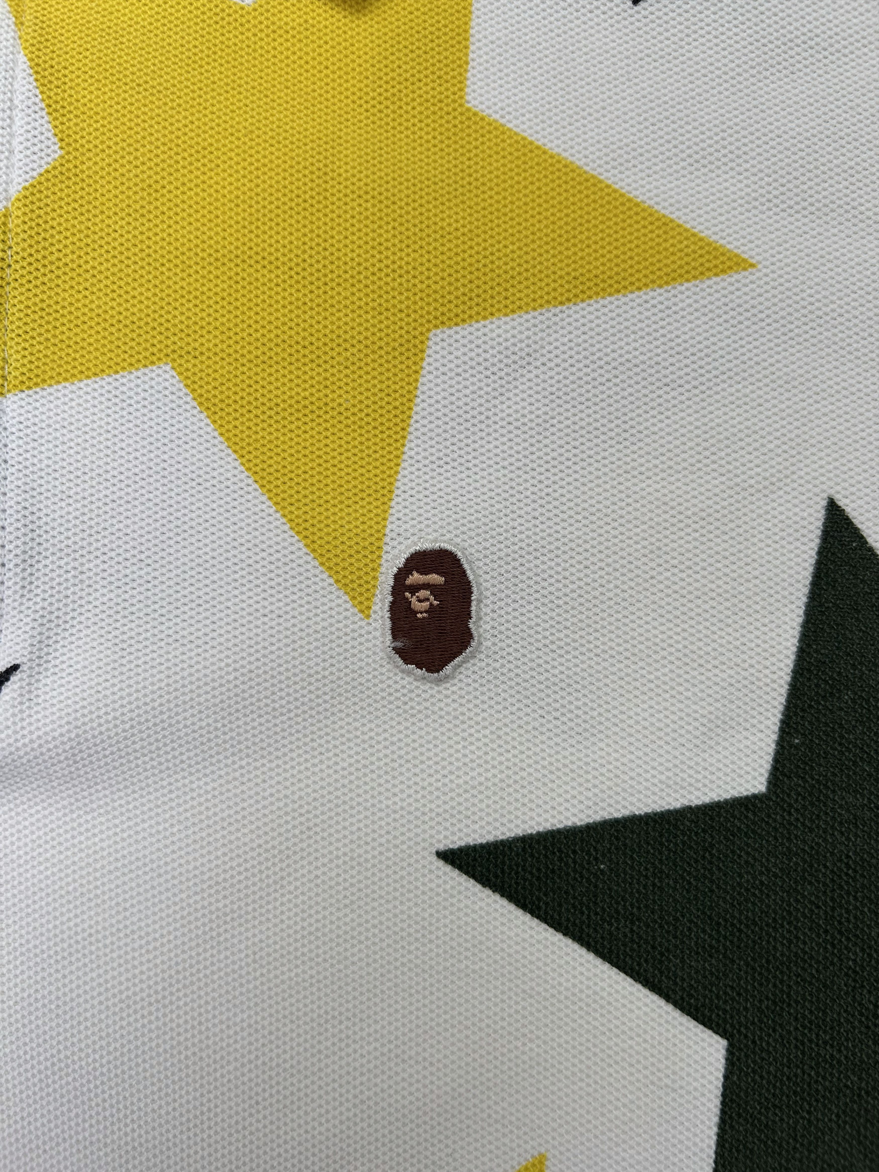 Bape Bape "Osaka Exclusive" Sta Pattern Polo Shirt [Size M] Size US M / EU 48-50 / 2 - 4 Thumbnail