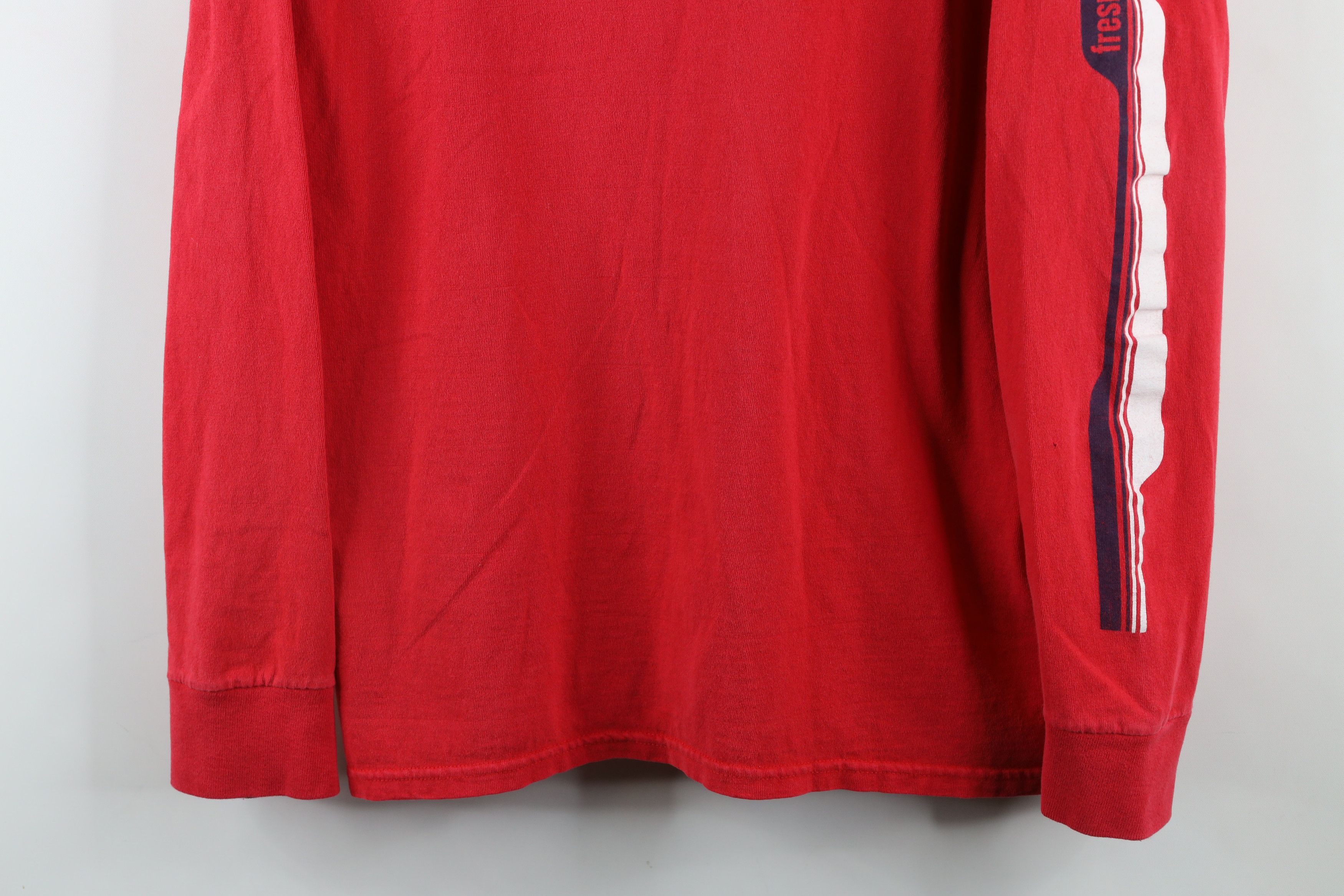 Nike × Vintage Vintage Nike Swoosh Fresno State Long Sleeve T-Shirt Red Size US M / EU 48-50 / 2 - 3 Thumbnail