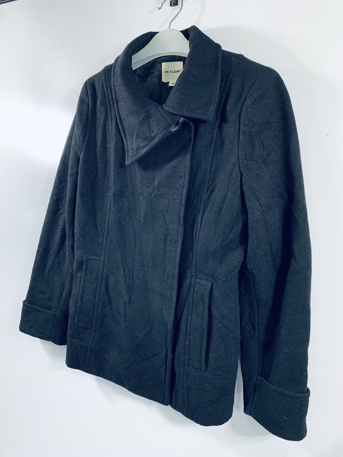 Designer × Japanese Brand × Vintage RARE‼️ MK KLEIN Wool Jacket Size S / US 4 / IT 40 - 3 Thumbnail