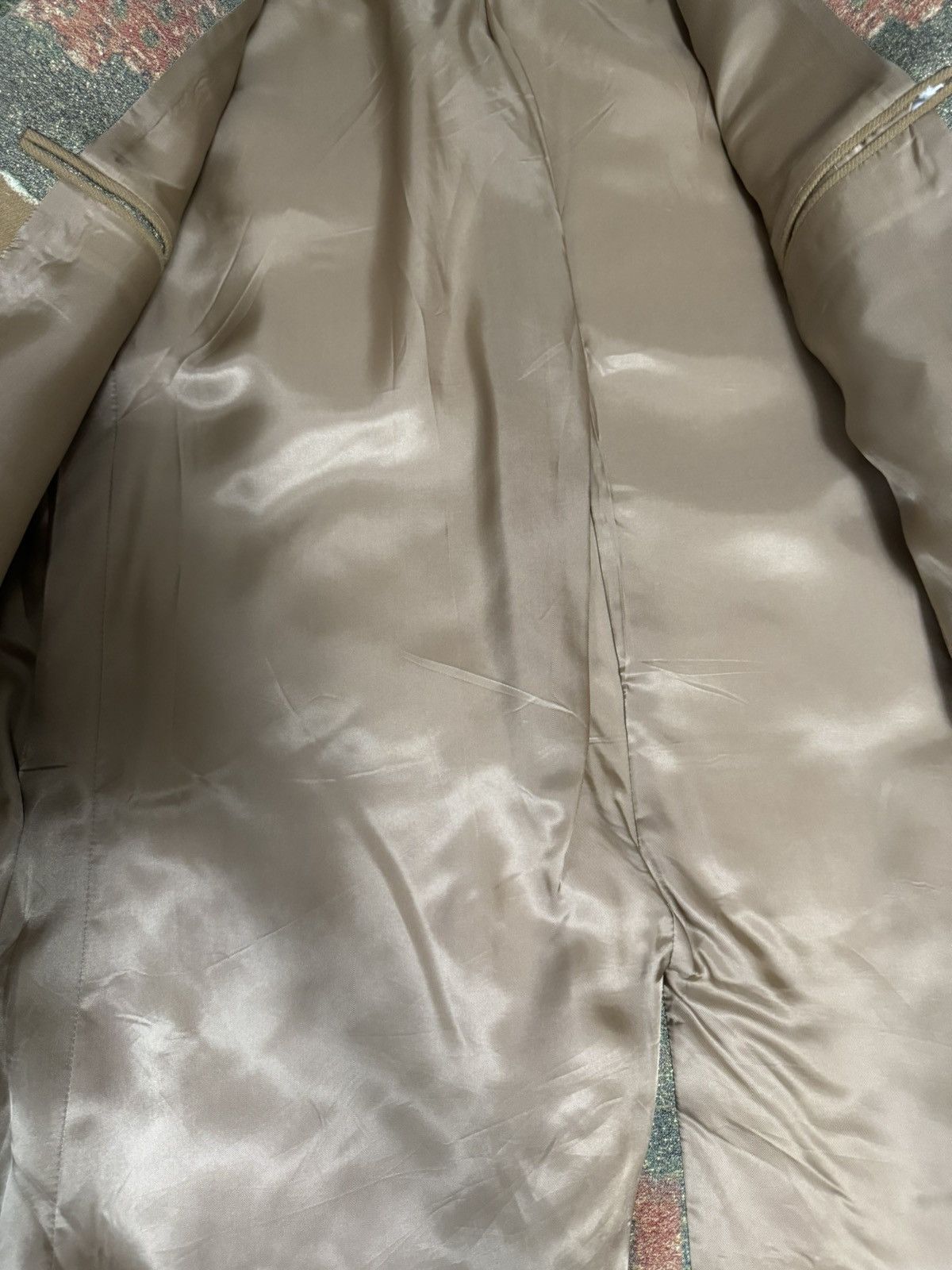Designer × Japanese Brand × Other Beige Embellished Coat AW20 Size US M / EU 48-50 / 2 - 6 Thumbnail