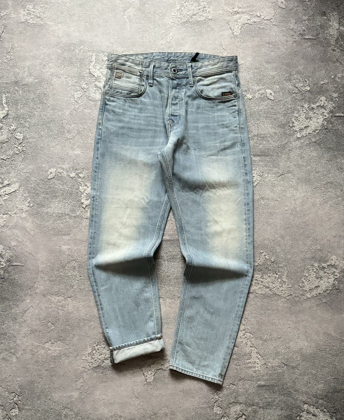 G-Star G star raw 30/32 3911alum relaxed tapered denim pant trouser Size US 32 / EU 48 - 8 Thumbnail