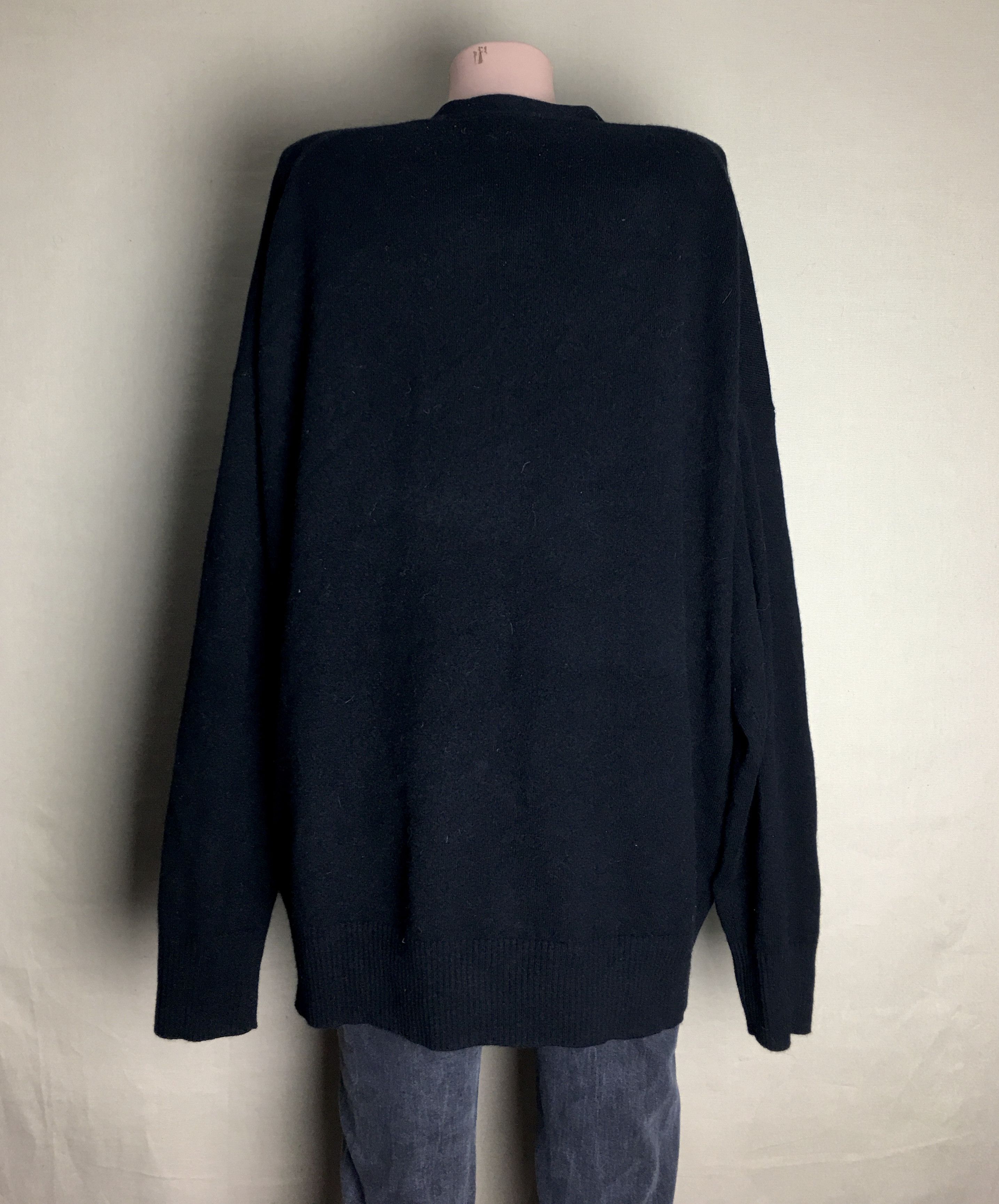 Bompard × Designer Eric Bompard Wool Cashmere Knit Cardigan Black Size XL Size XL / US 12-14 / IT 48-50 - 6 Thumbnail