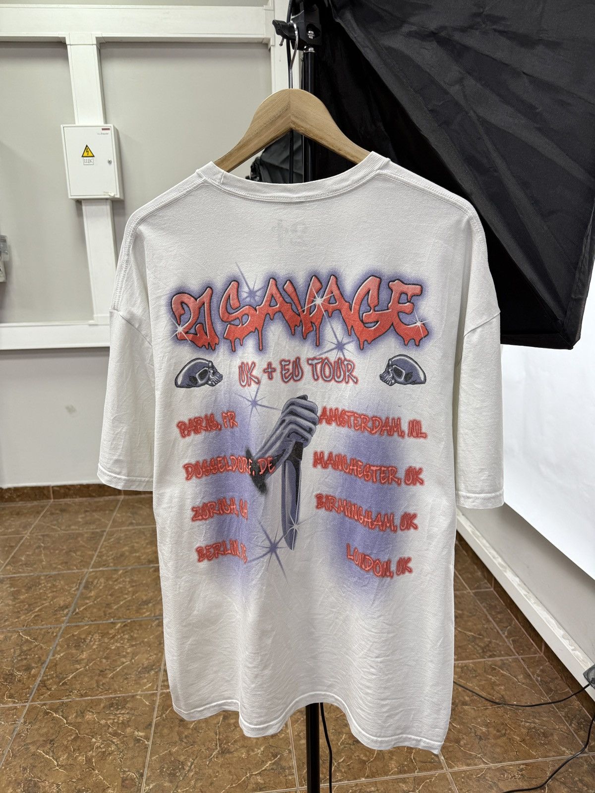 21 Savage × Drake 🇺🇸 21 Savage Slaughter Gang UK EU Tour T-Shirt Y2K Rare Hype Size US XL / EU 56 / 4 - 2 Thumbnail