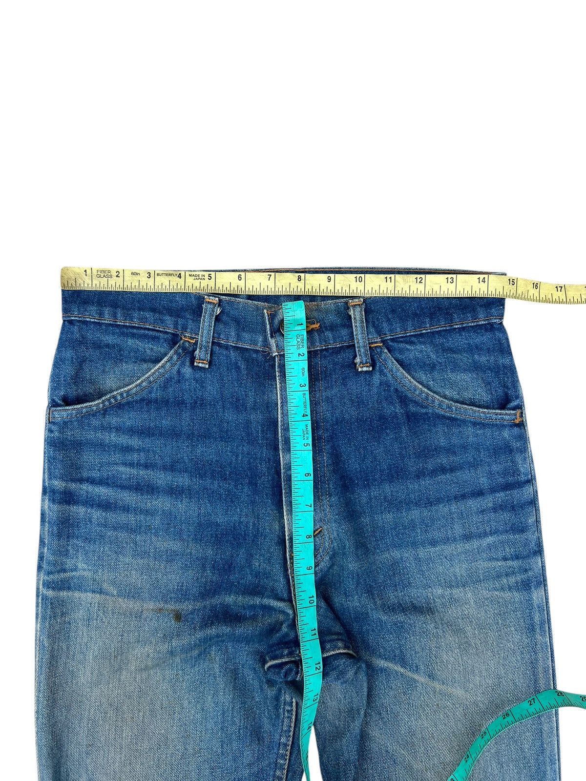 Levi's Dirty Mud VTG 1991 Levi’s 646 Distress Denim Bootcut Jeans Size US 29 - 2 Thumbnail