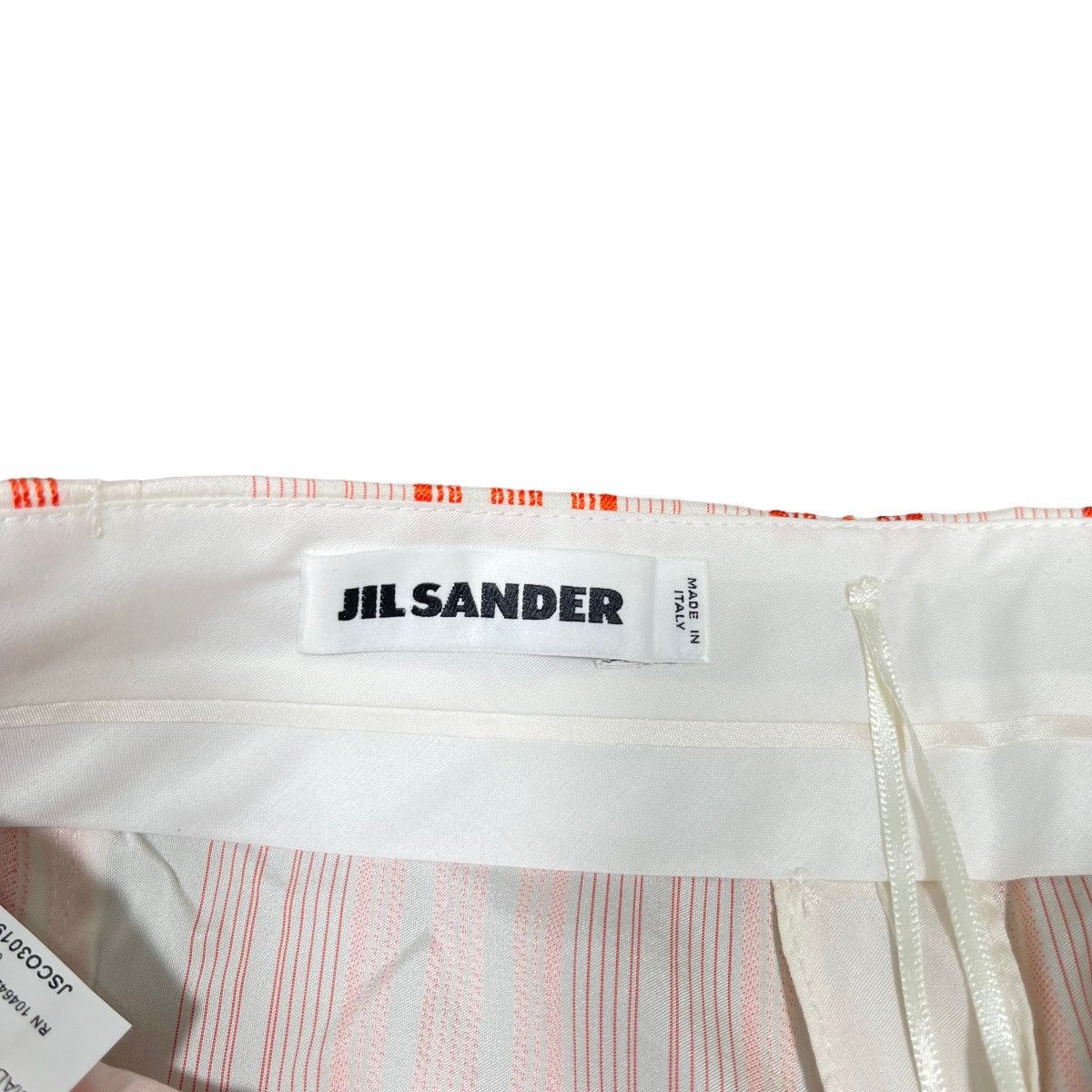 Jil Sander Jil Sander Silk Trousers Striped Cropped Made In Italy Size 30" / US 8 / IT 44 - 12 Thumbnail