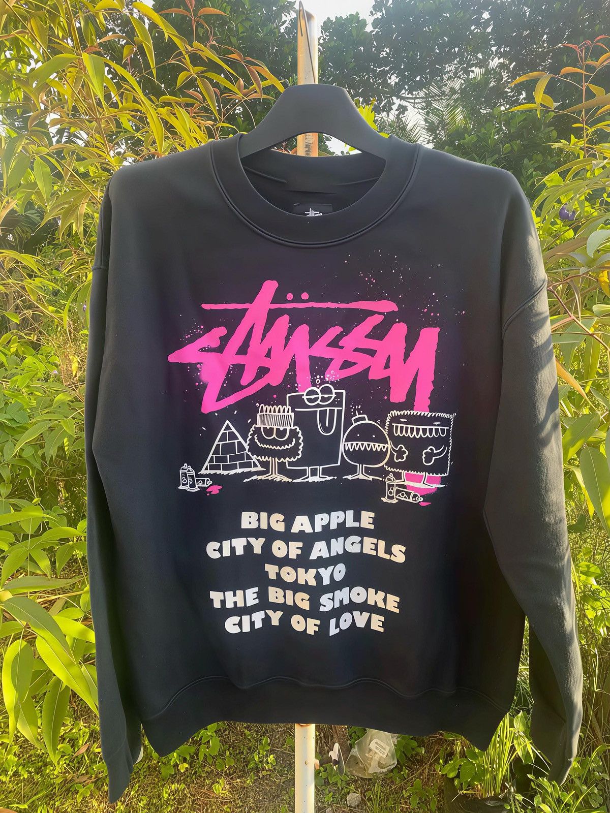 Stussy Stüssy Klyons crewneck sweatshirt in black Size US M / EU 48-50 / 2 - 1 Thumbnail