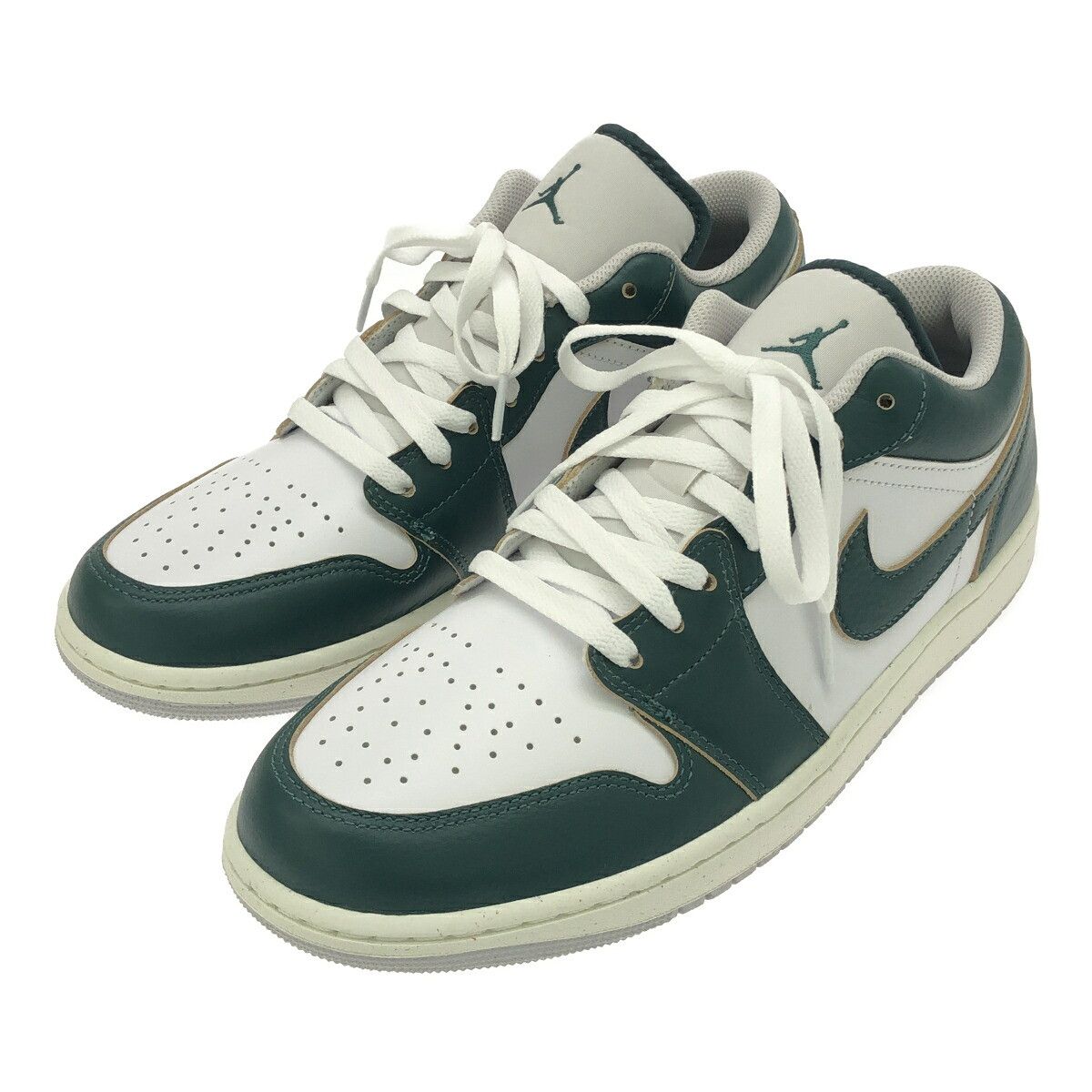 Nike Nike Air Jordan 1 Low SE Green White Sneakers Size 29cm | Grailed
