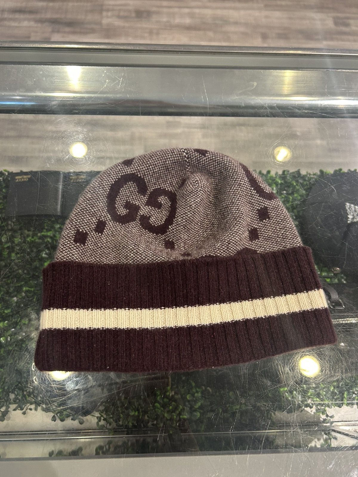 Gucci Gucci GG Cashmere Beanie Size ONE SIZE - 1 Thumbnail